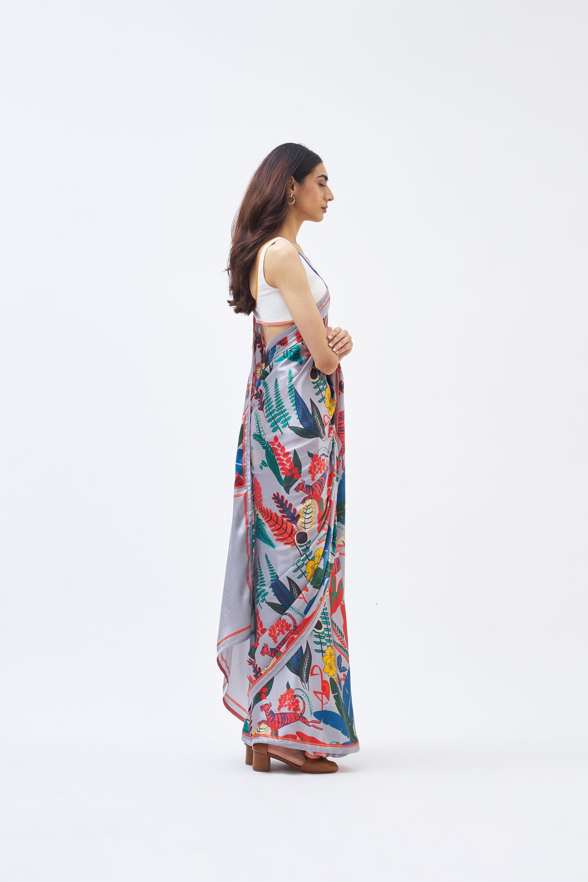 Wild Kaya&#39;s Child Mist Saree