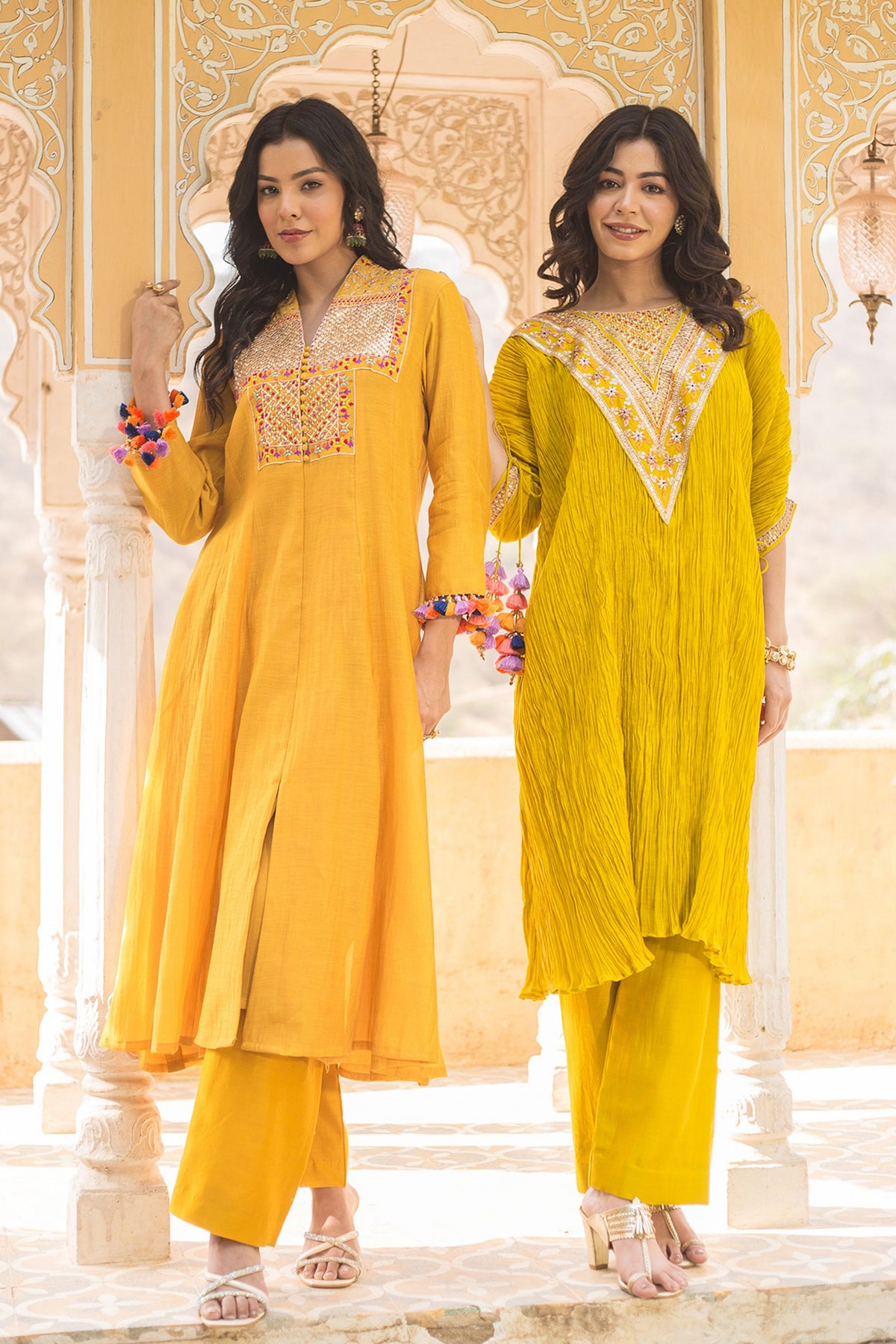 Lime Yellow Kurta Set