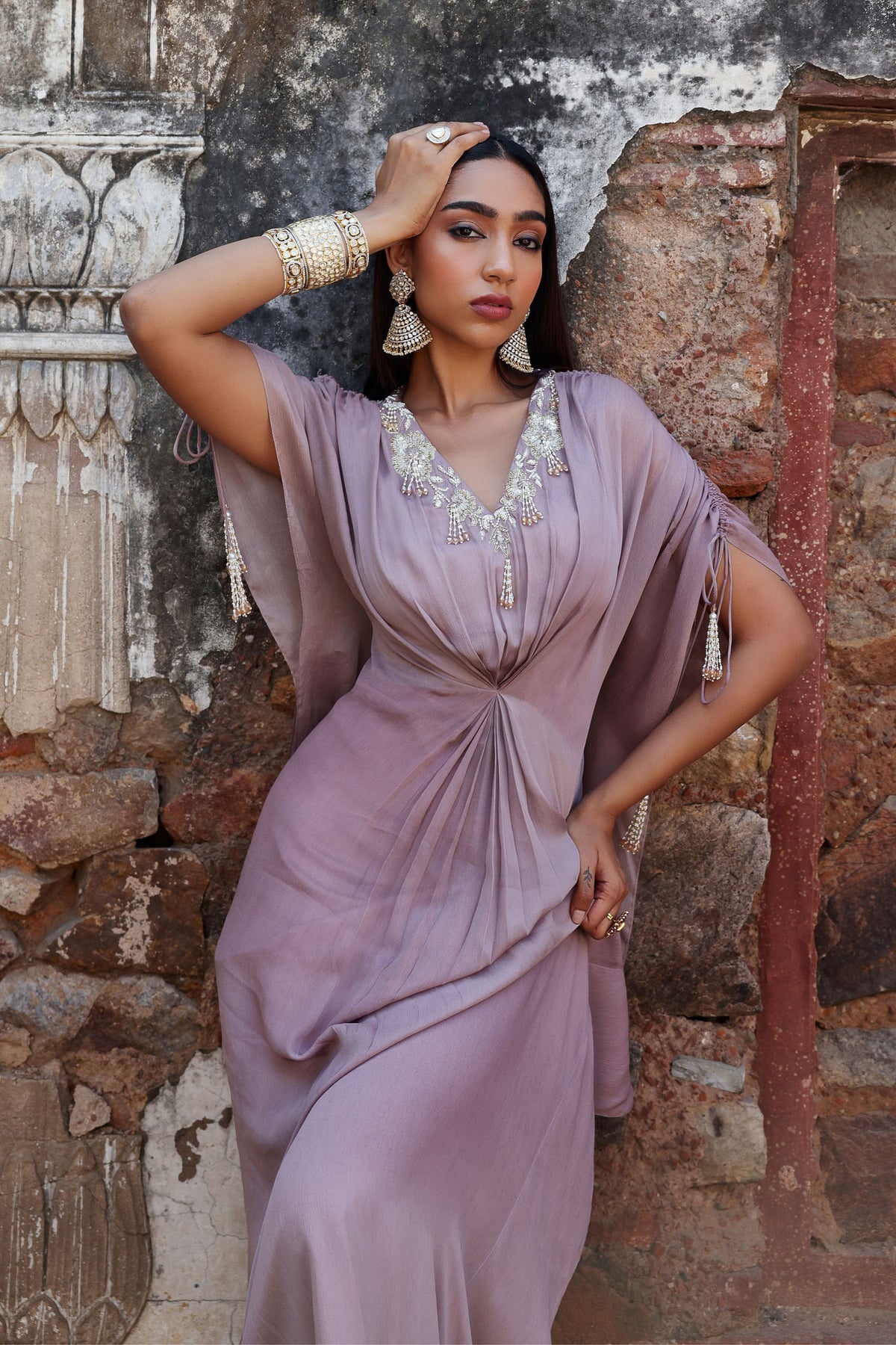 Mirra Kaftan in Lilac