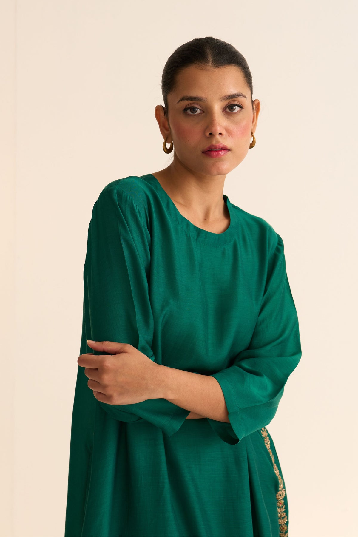 Mysa Deep Green Kurta