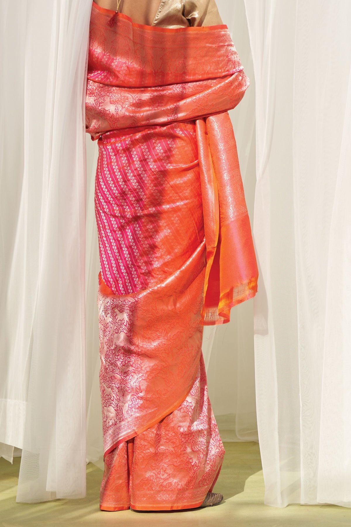 Nitara Pink Saree