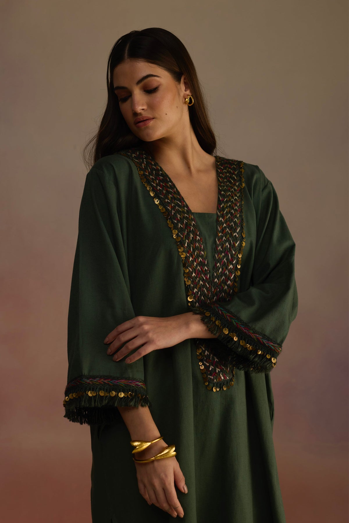 Neroli Green Kurta