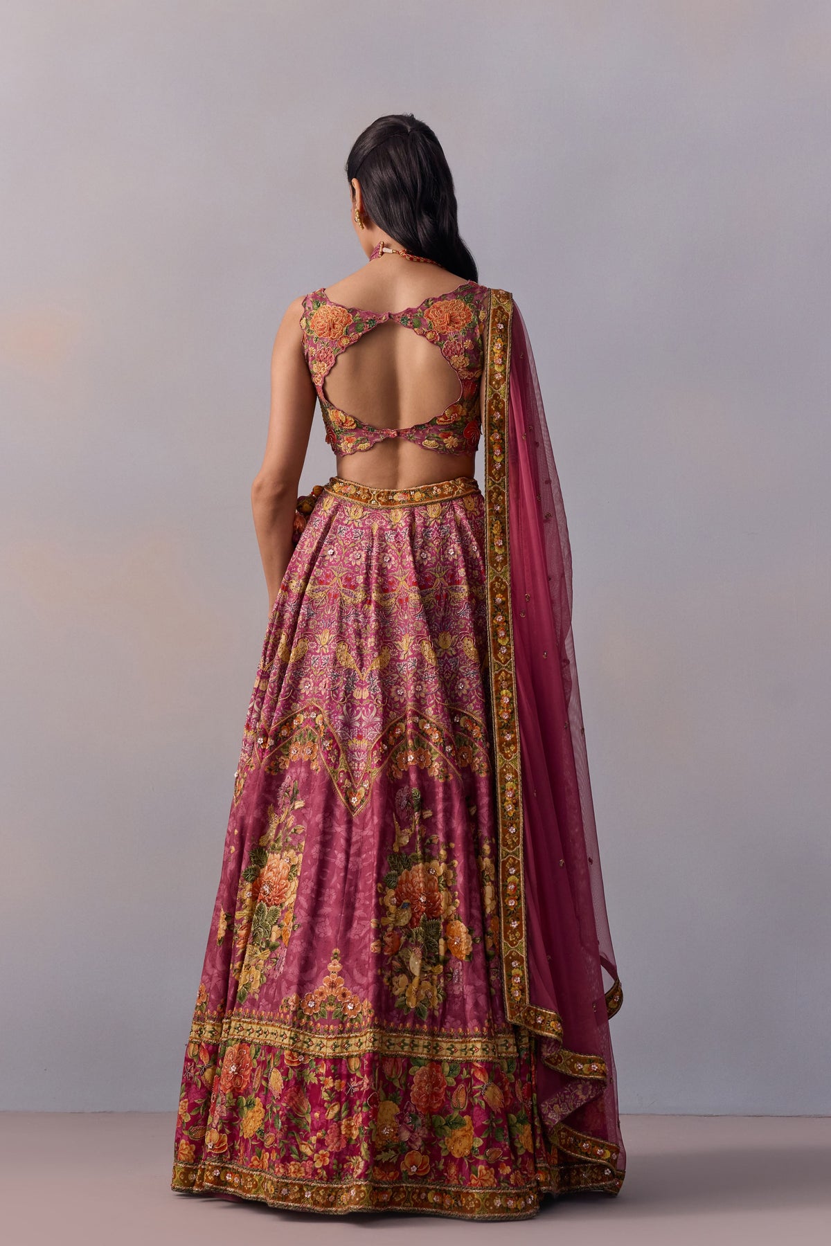 Candy Pink Zareen Lehenga Set