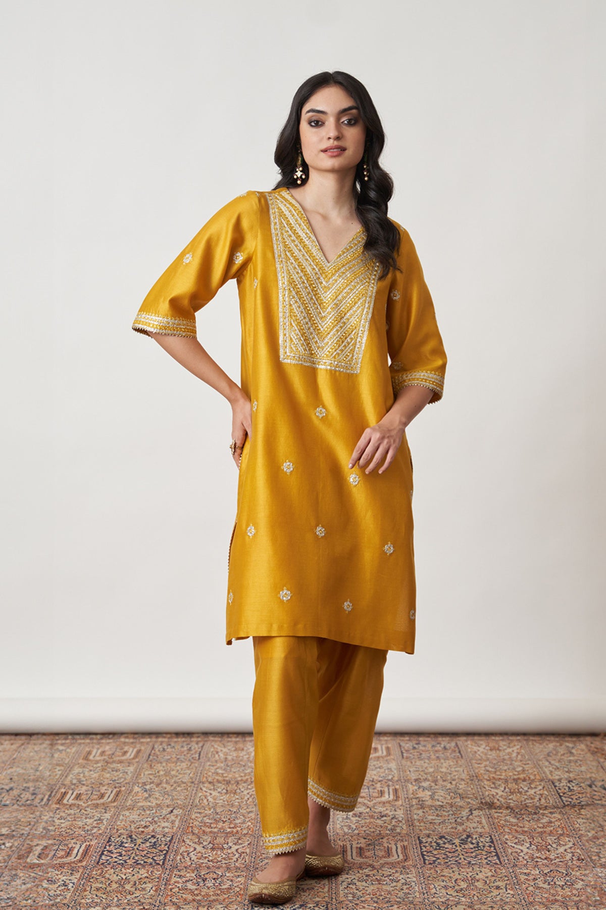 Multicolour Kurta Set