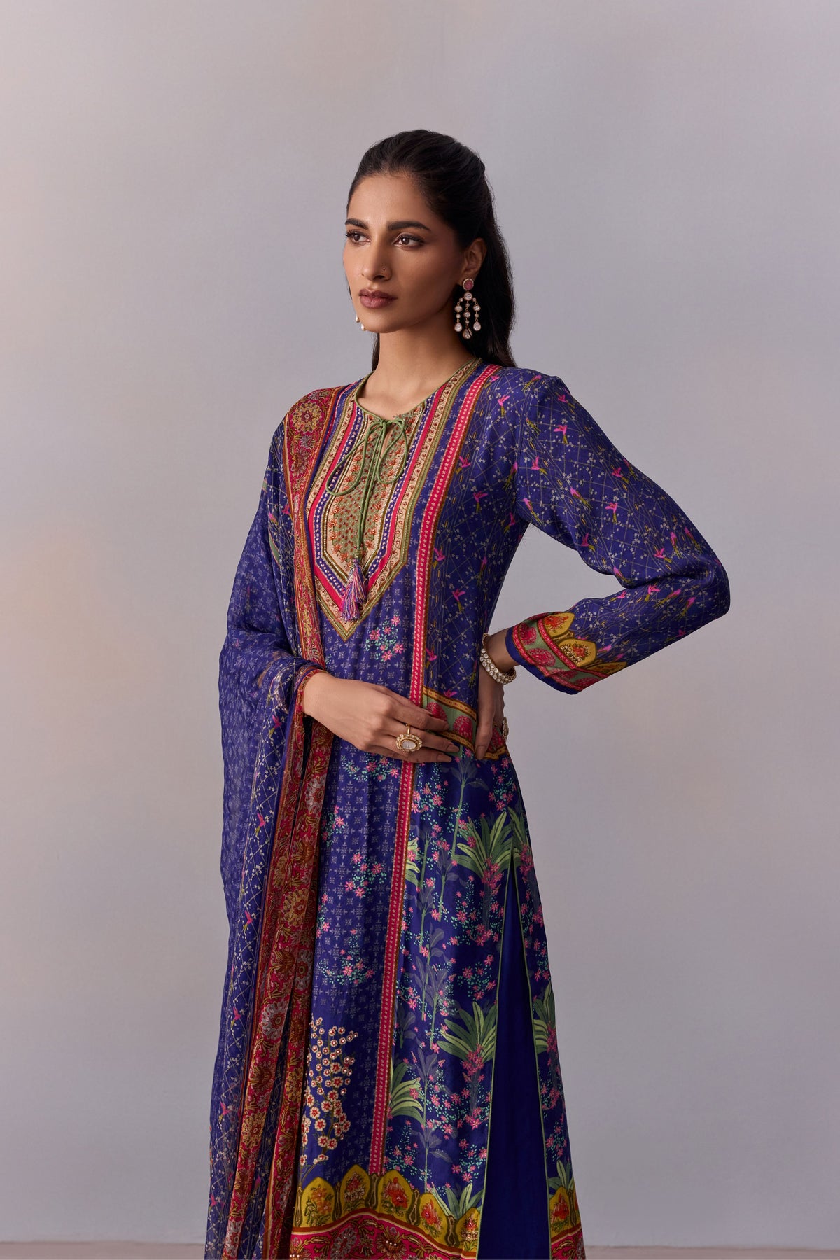 Midnight Blue Sahiba Kurta Set