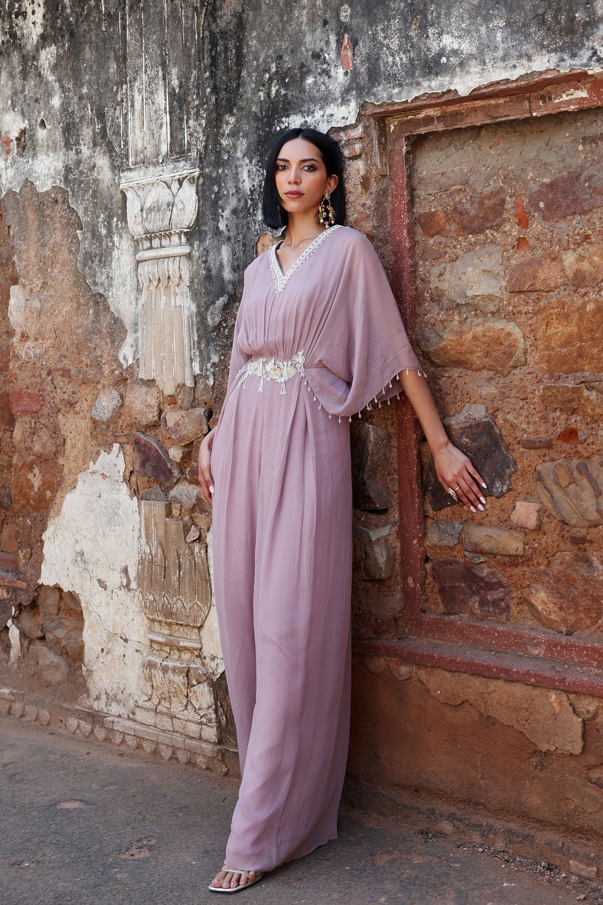 Shea Jumpsuit in Lilac