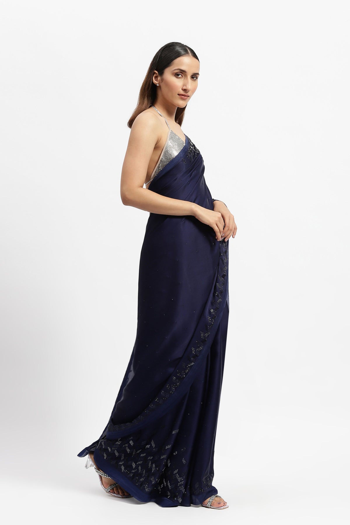 Atlantis Calls Embroidered Saree