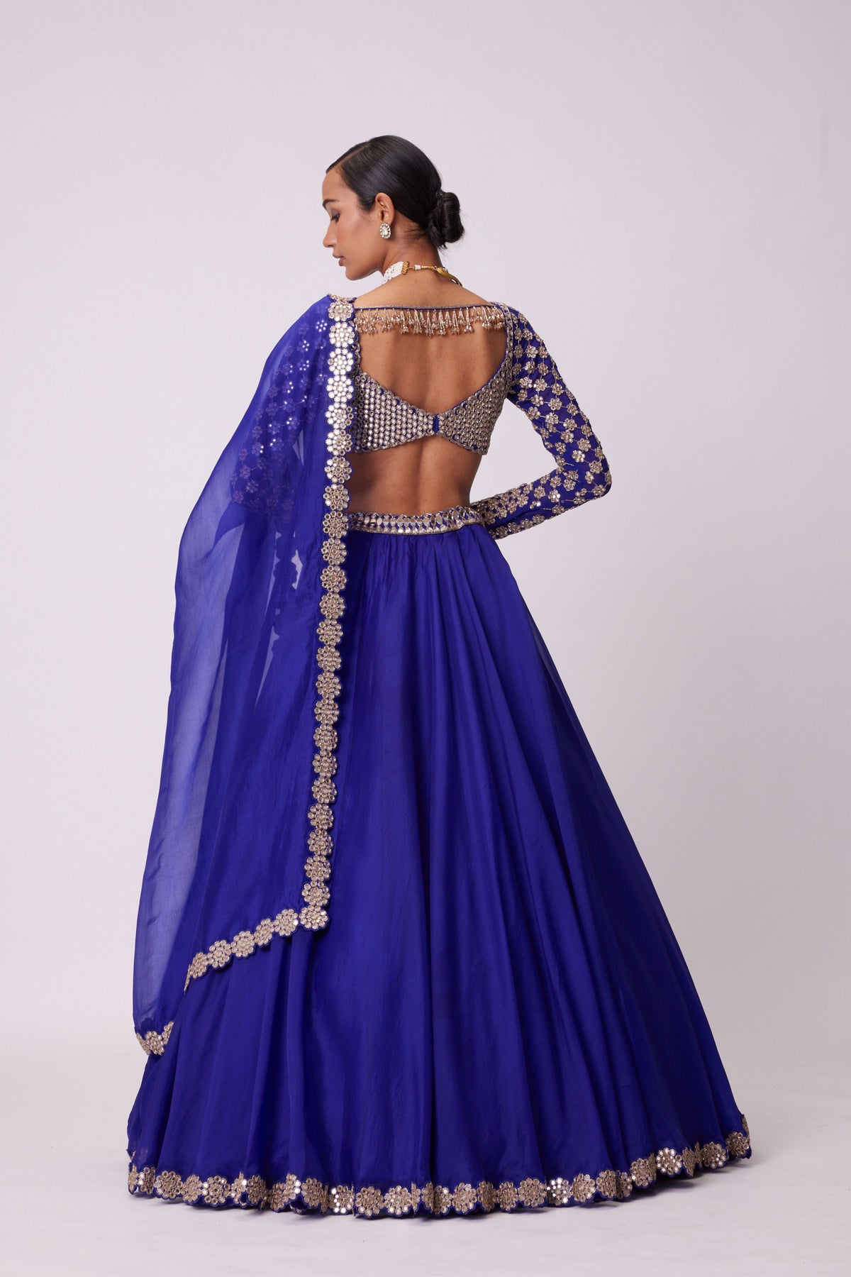 Persian Blue Lehenga Set