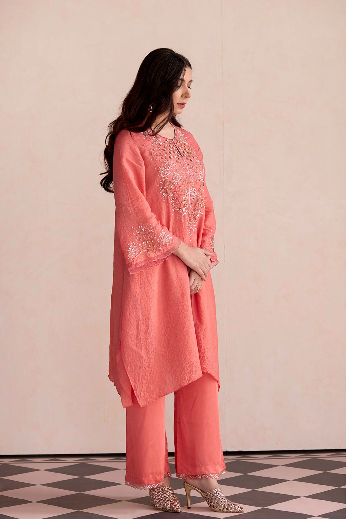 Coral Tunic Set