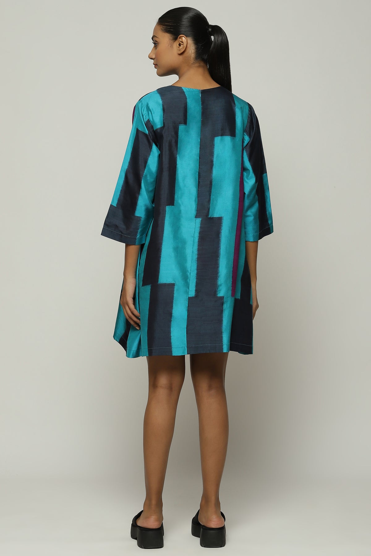 Blue Ikat Dress