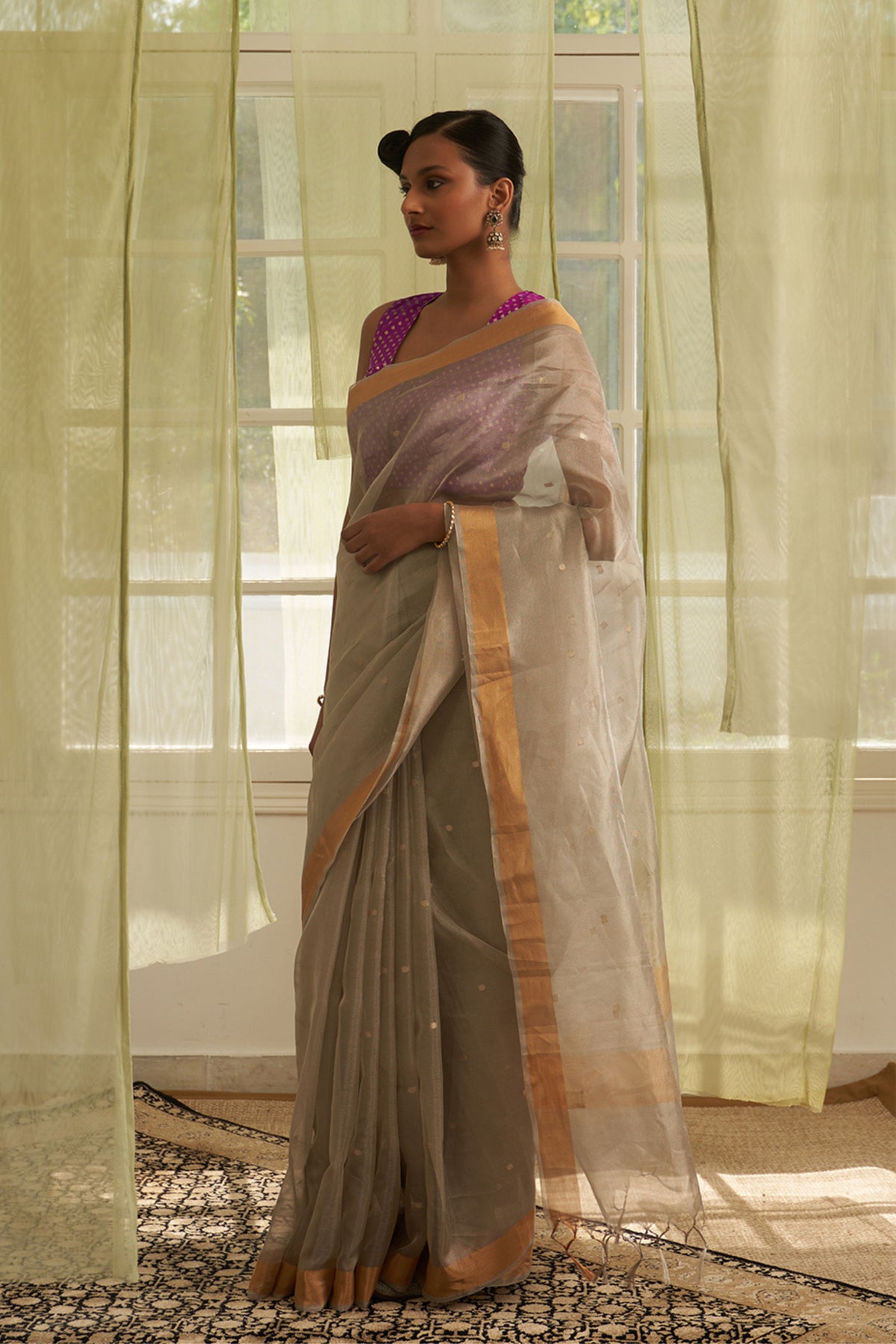 Amruta Silver Saree