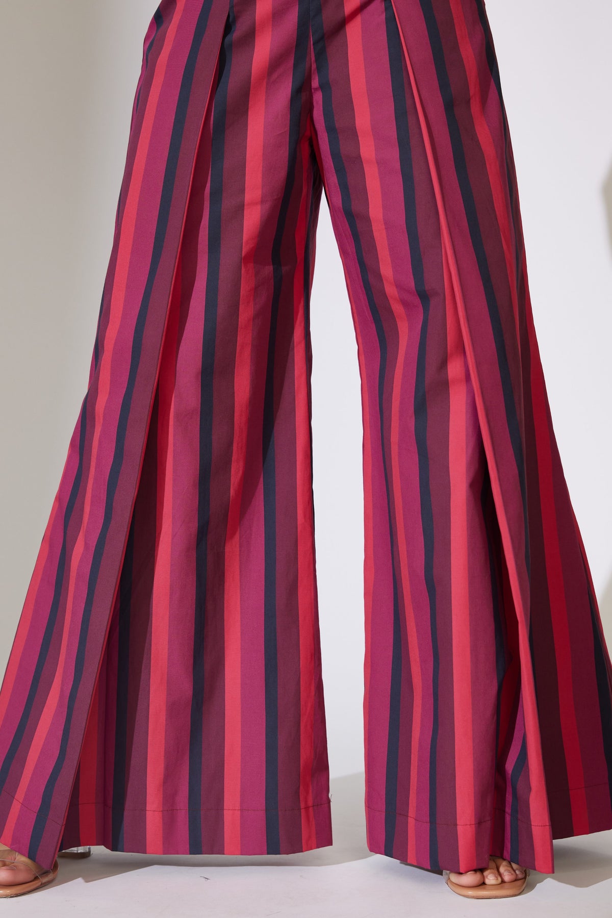 Red and Black Stripe Pant