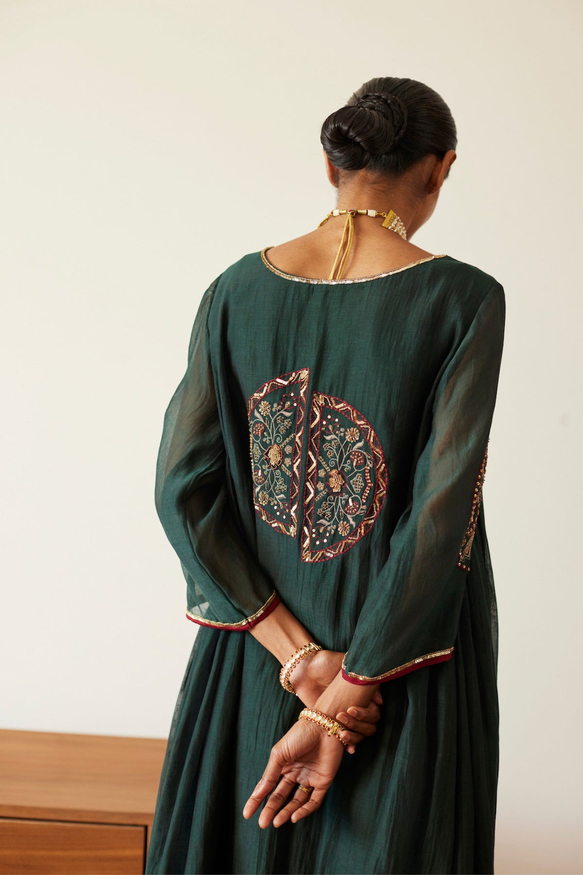 Green Shashi Kurta Set