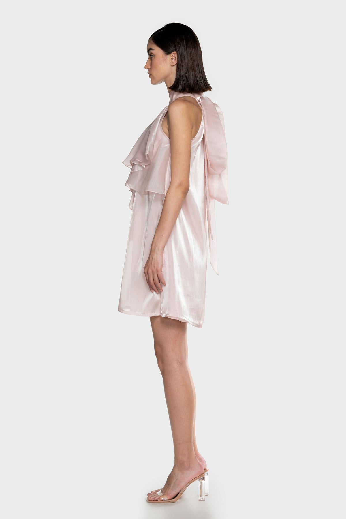 Fluid Organza Mini Dress