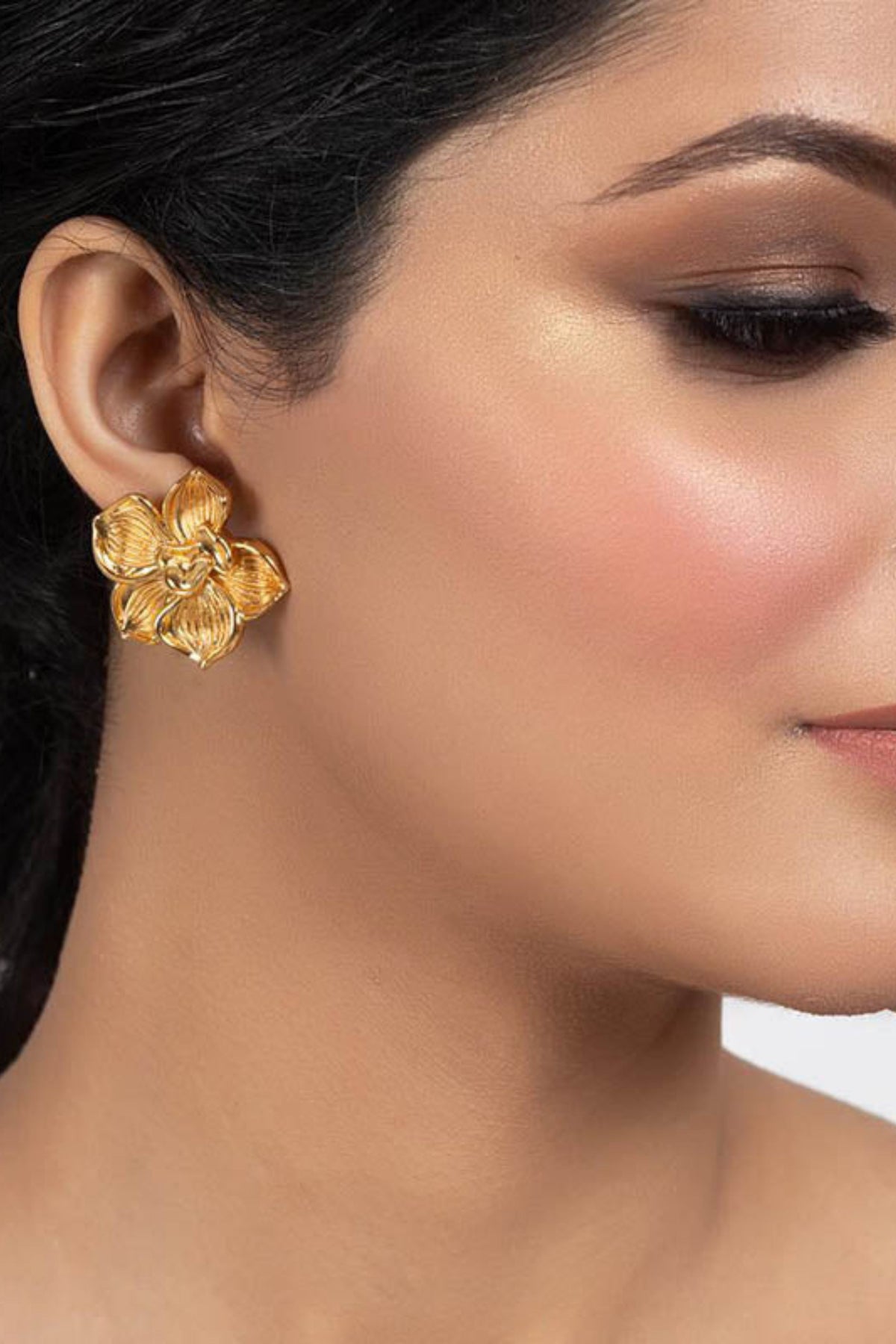 Matte Gold Earrings