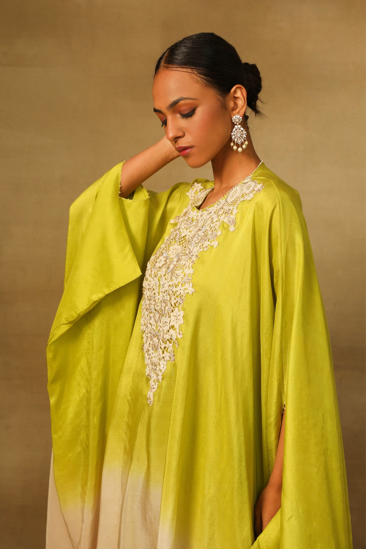 Mint Ombre Kaftan Set