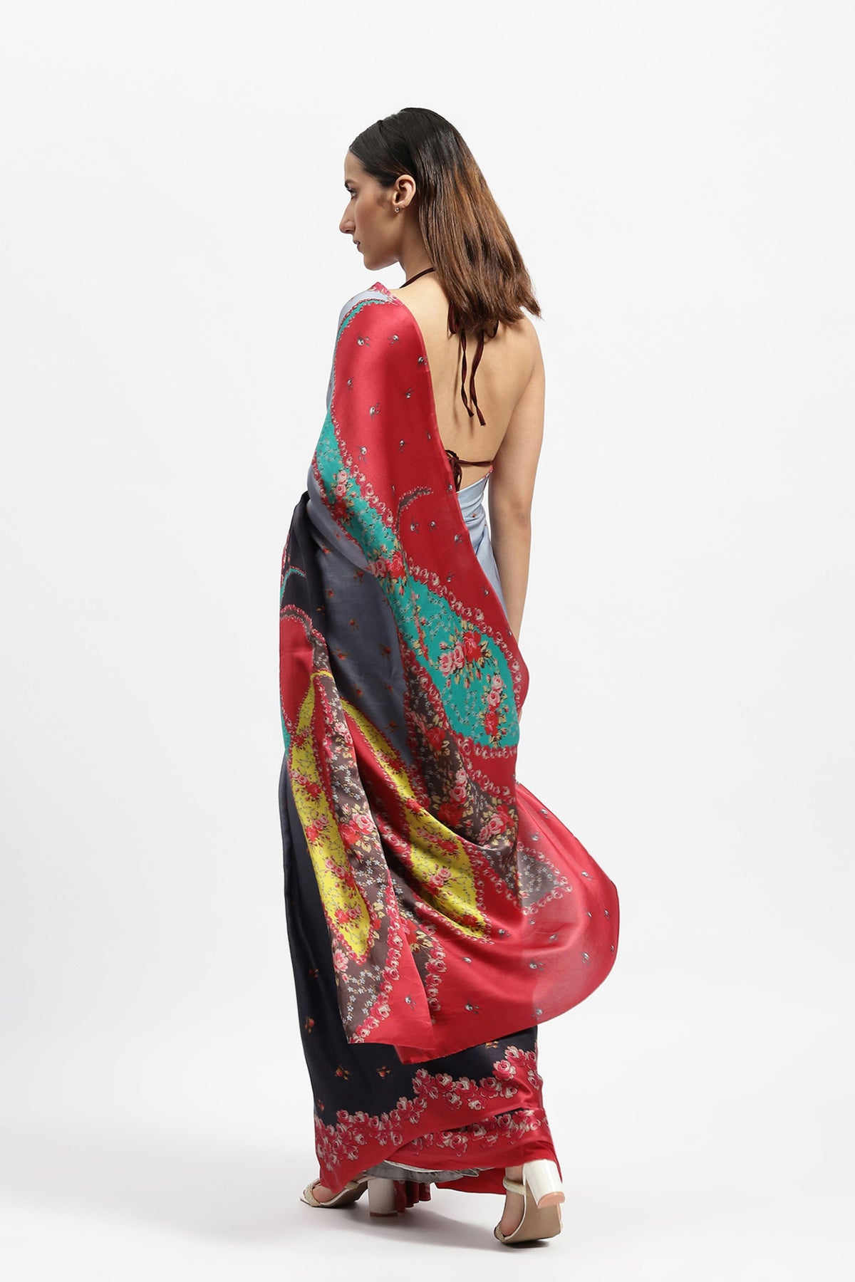 Night&#39;s Embrace Printed Saree