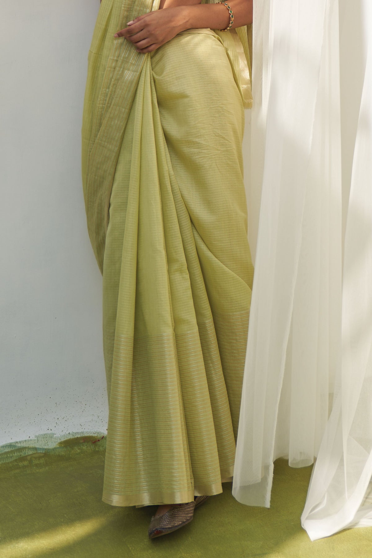 Nirvi Mint Saree