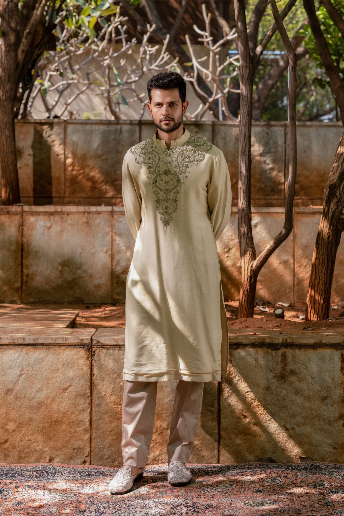 Embroidered Kurta Set