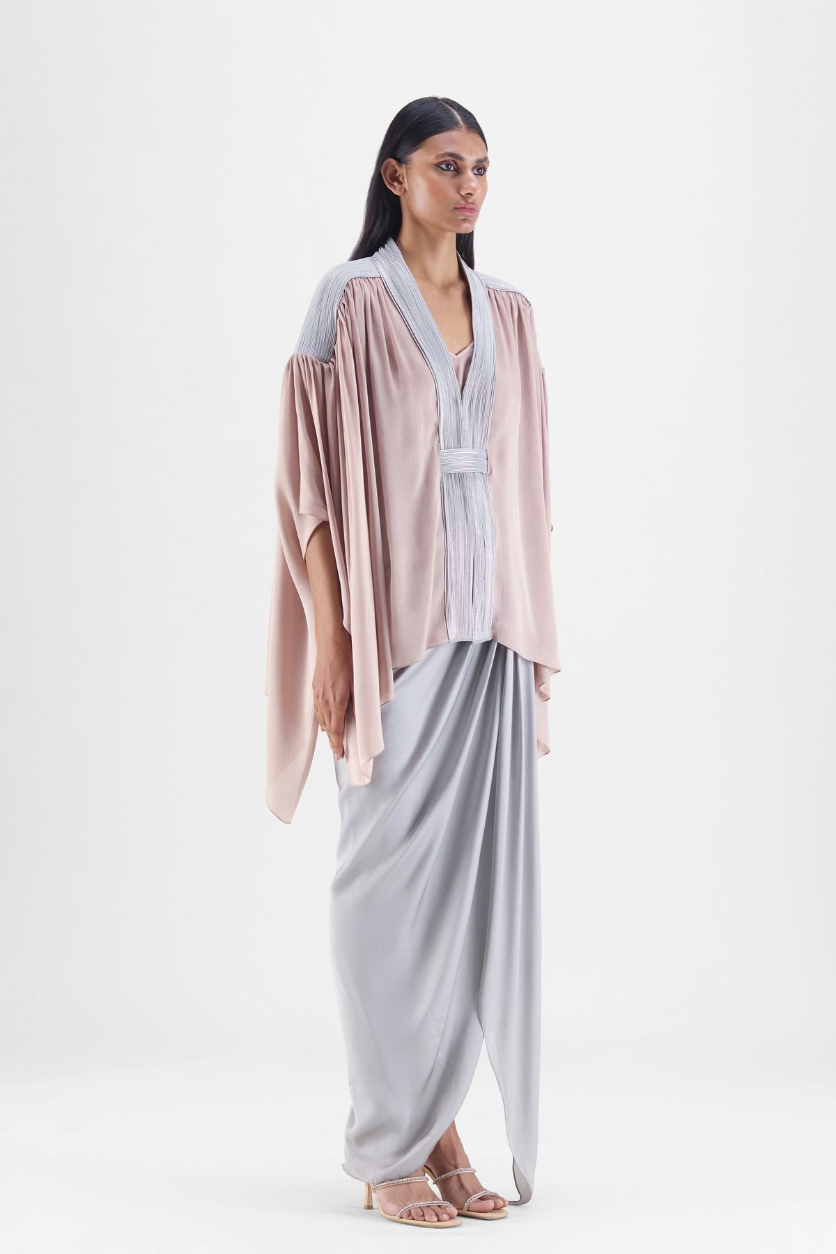 Corded Structured Cape Set