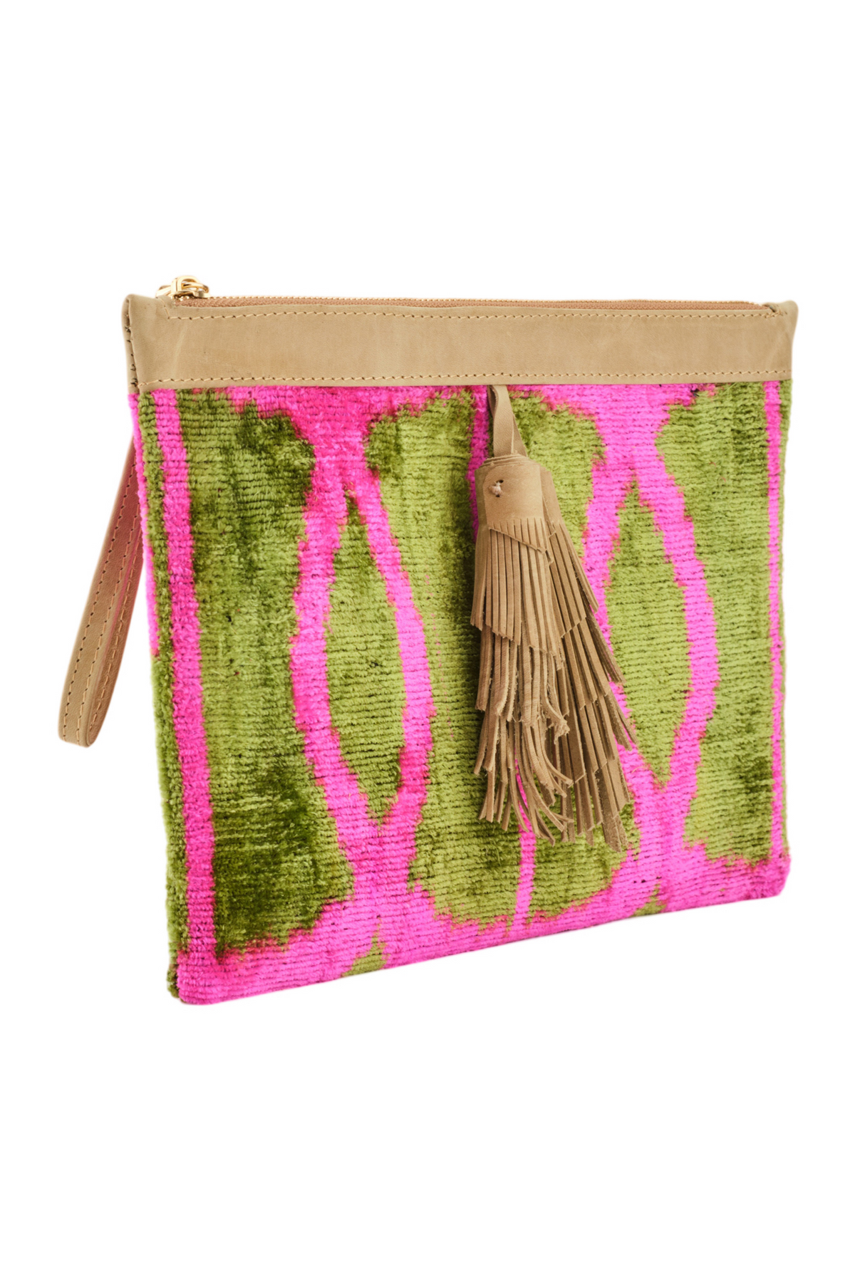 Flat Clutch With Tassel