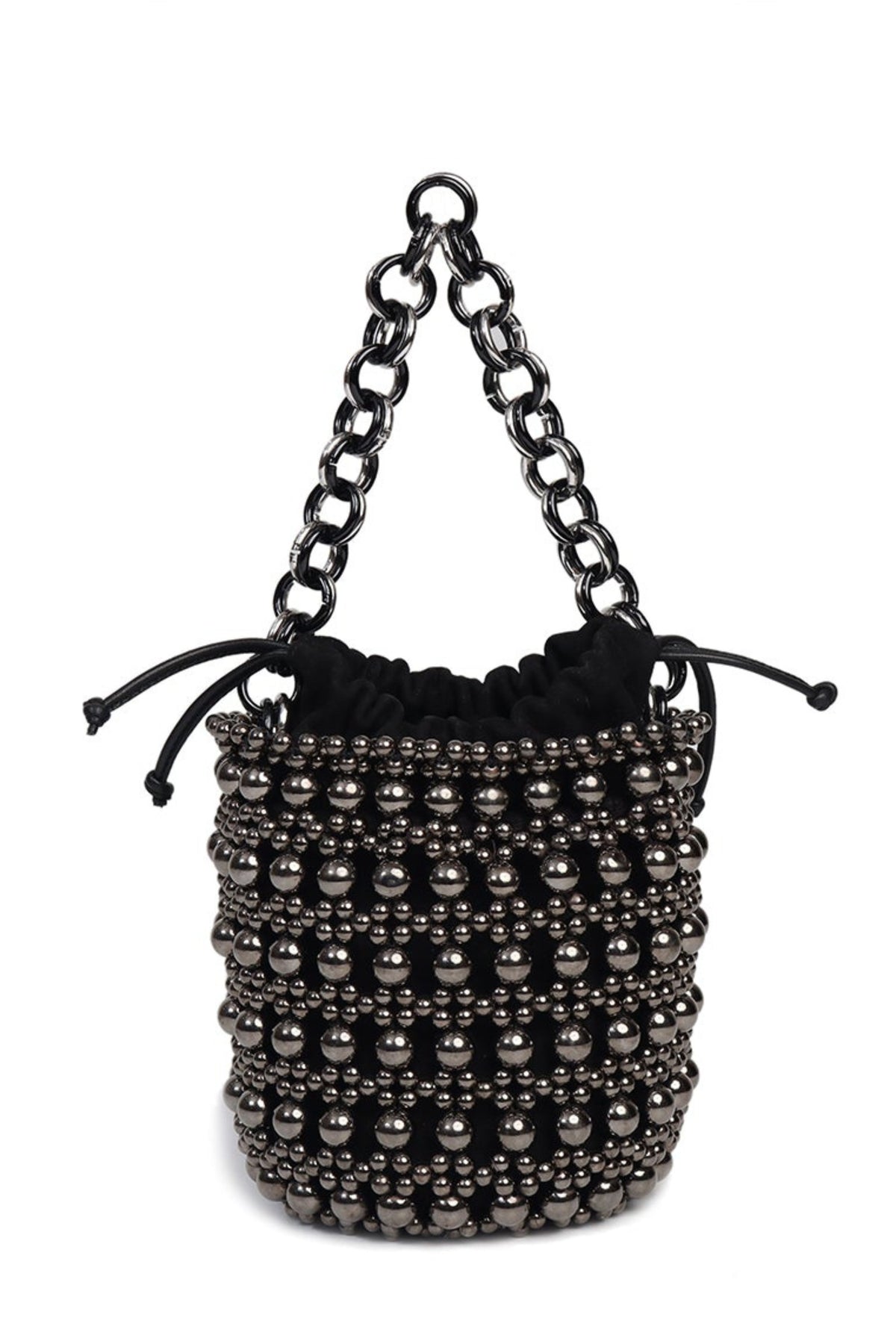 Mariam a bucket bag hand beaded