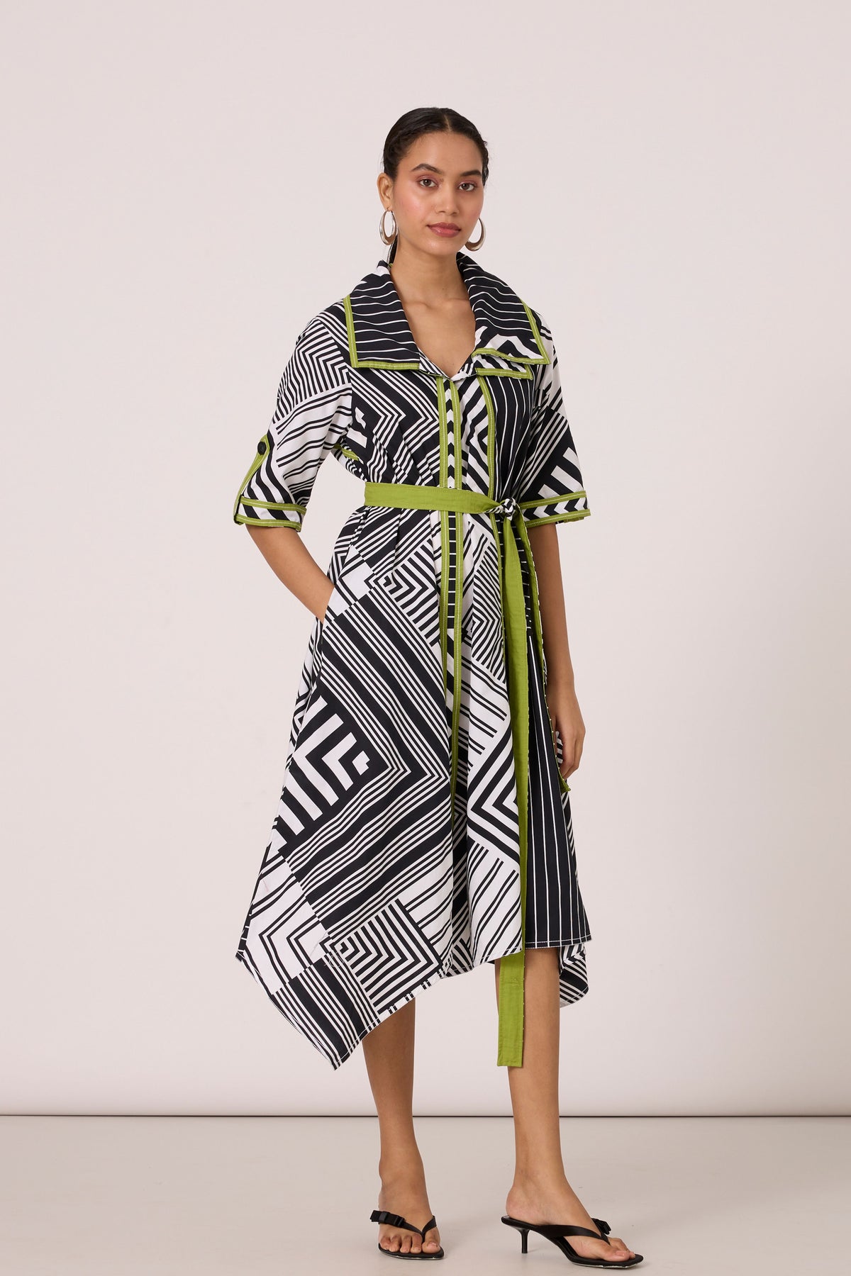 Juniper Asymmetric Printed Dress