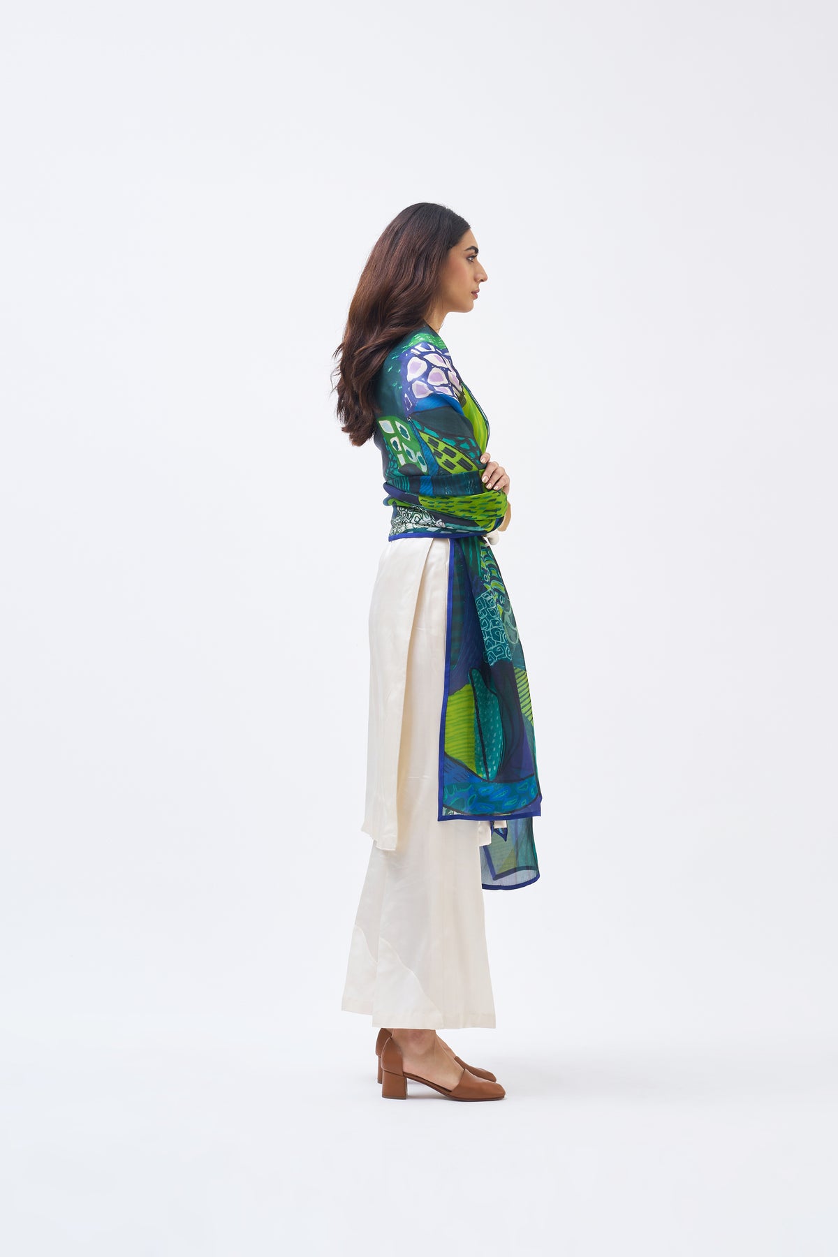 Torres Strait Forest Green Dupatta