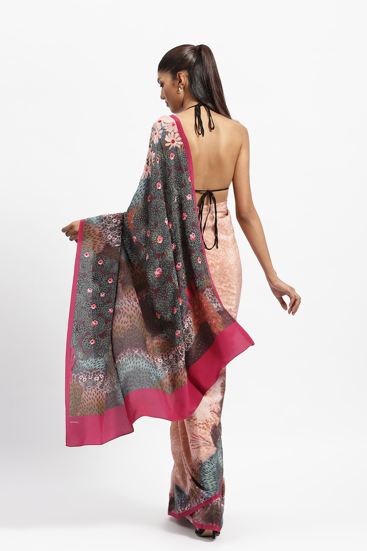 Messenger Embellished Saree