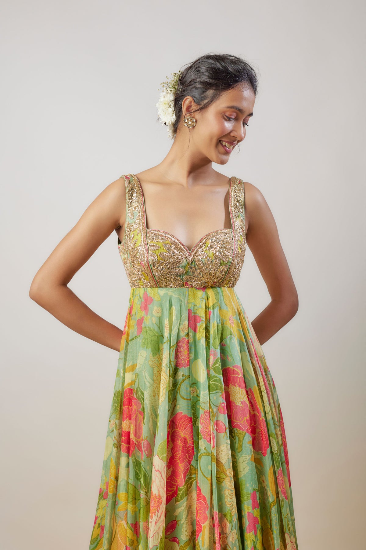 Vamika Mint Green Gown