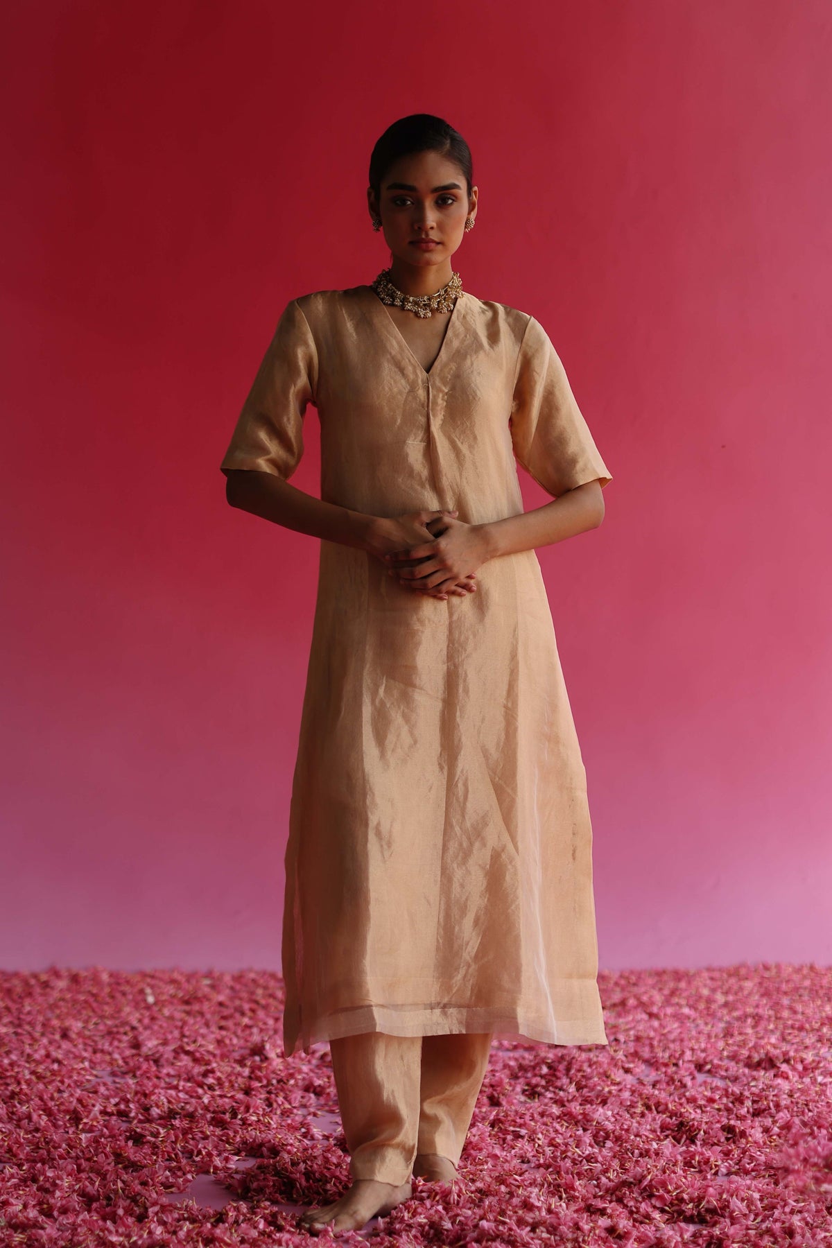 Surasa Gold Kurta Set