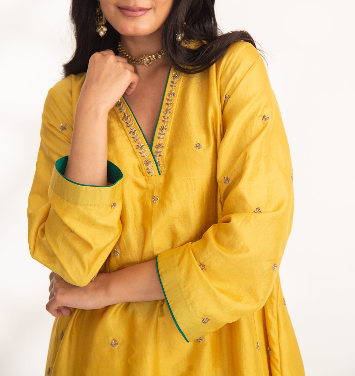 Yellow Iya Kurta Set