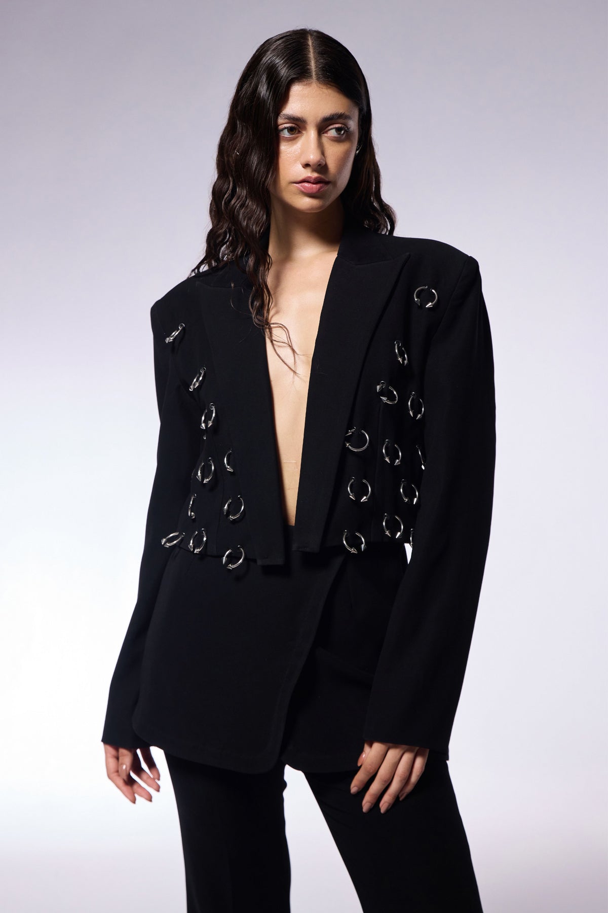 Midnight Septum Blazer With Pant