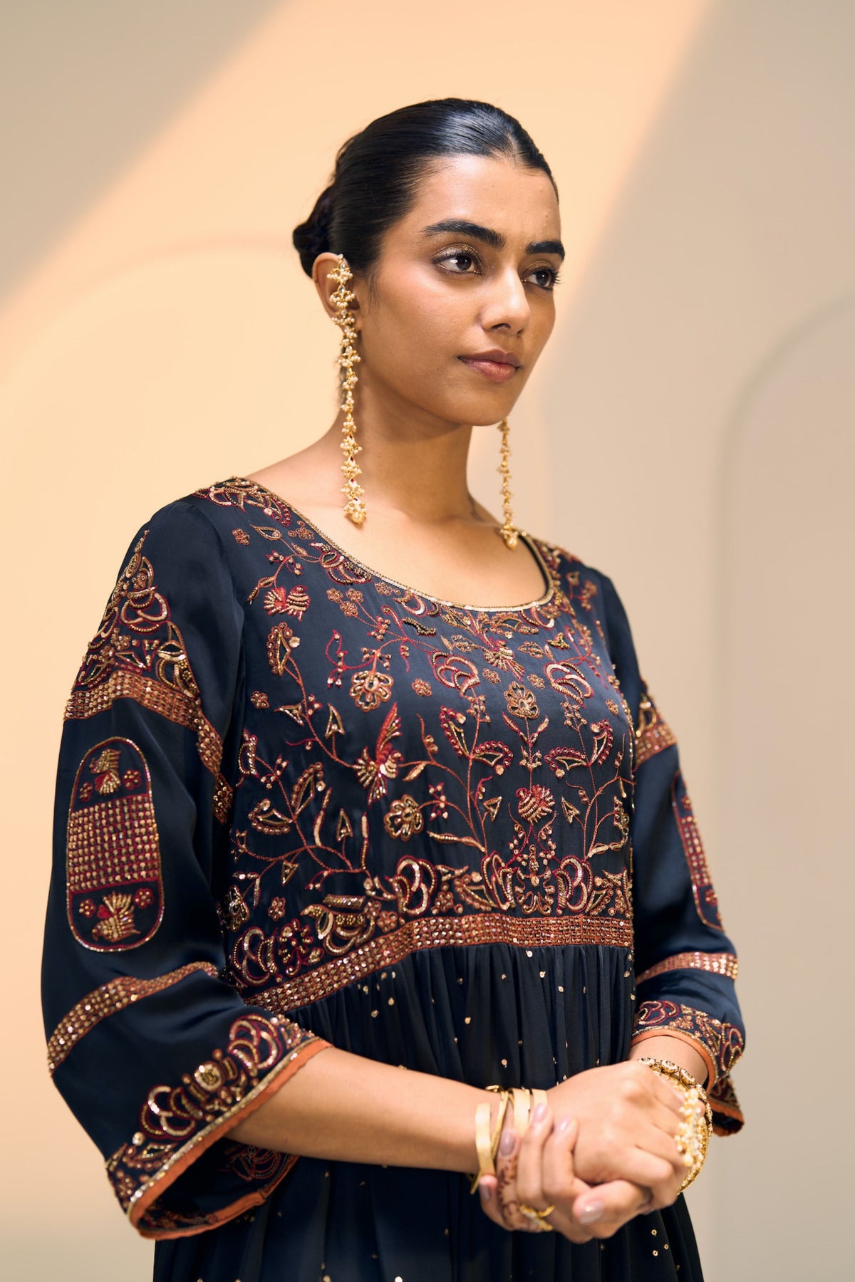 Black Lavanya Kurta Set