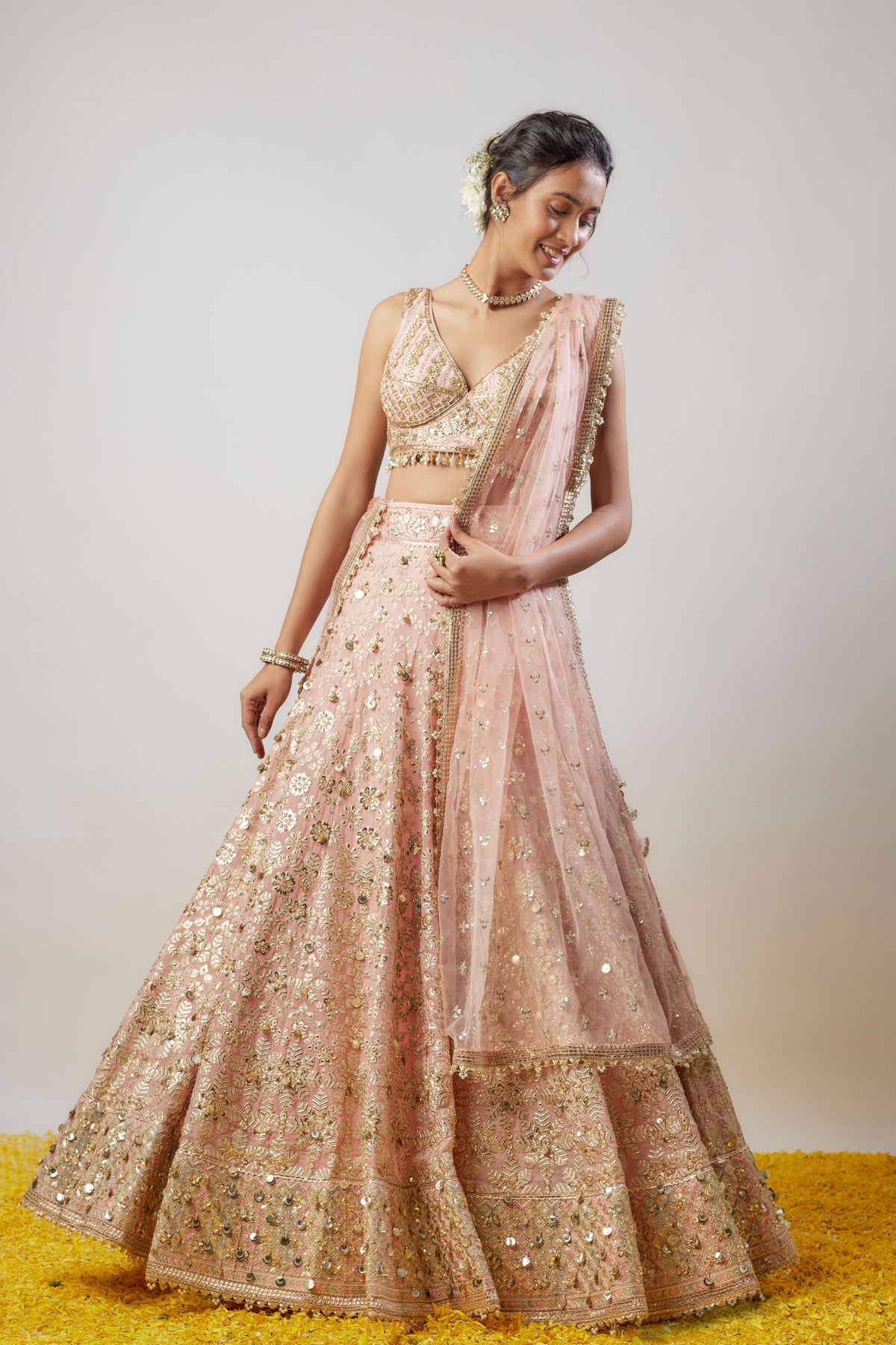 Rashmi Blush Pink Lehenga Set