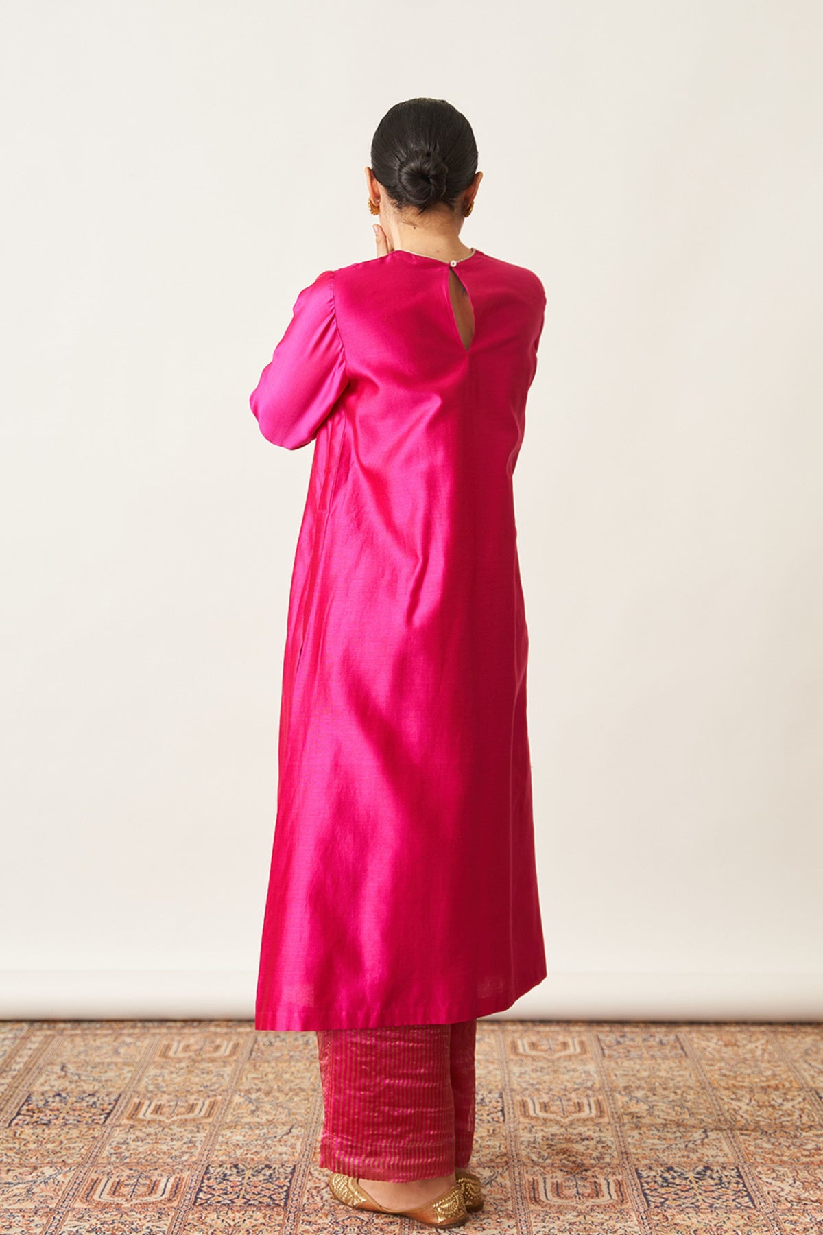 Rani Pink Kurta Set