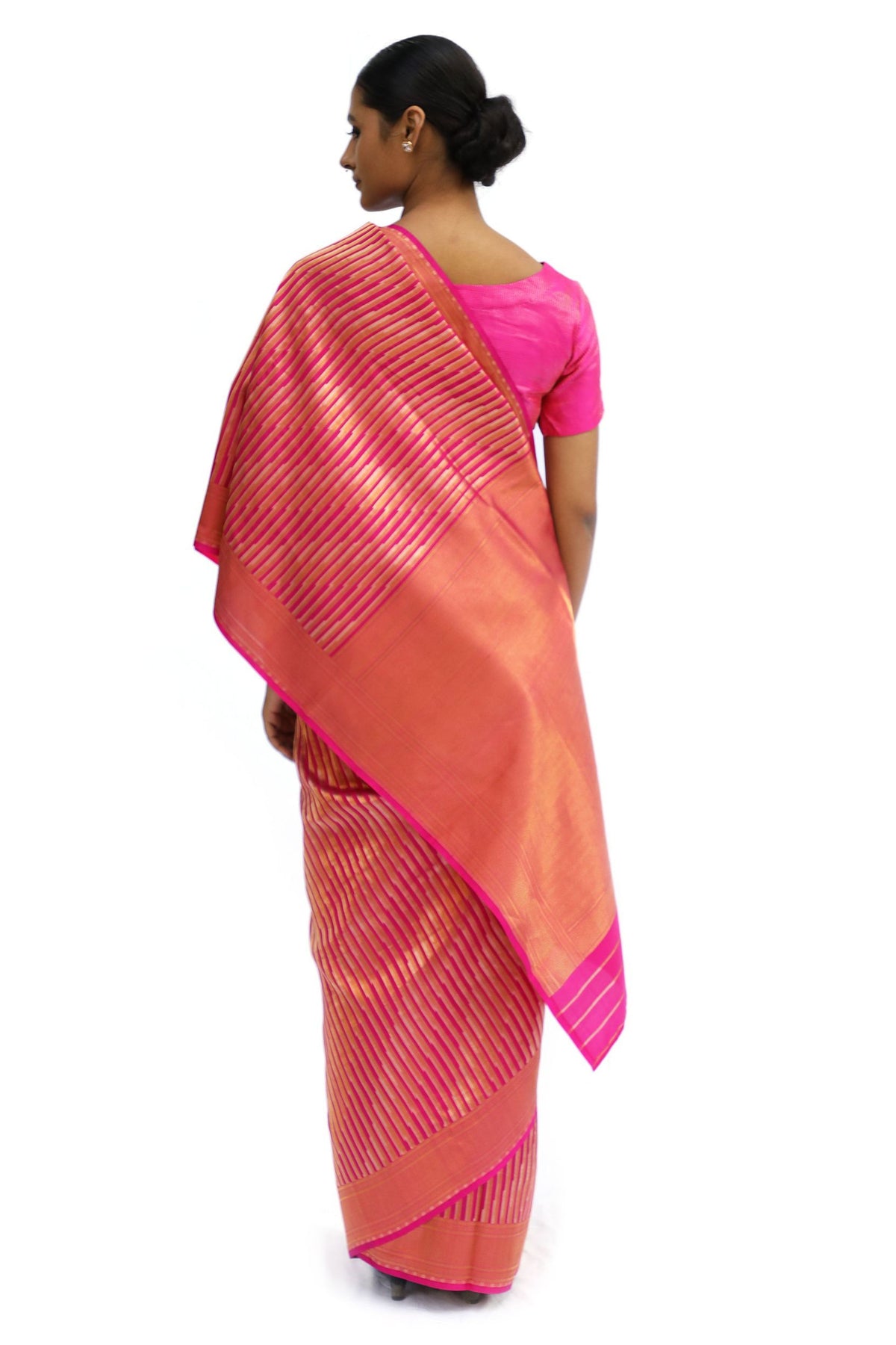 Advaita Rani Pink Saree