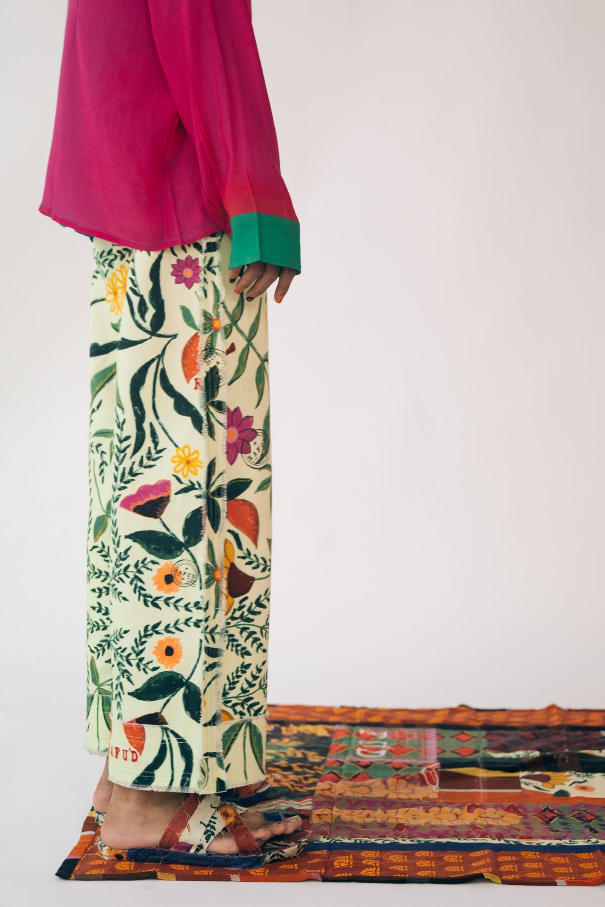 Guldasta Multi-colored Trousers