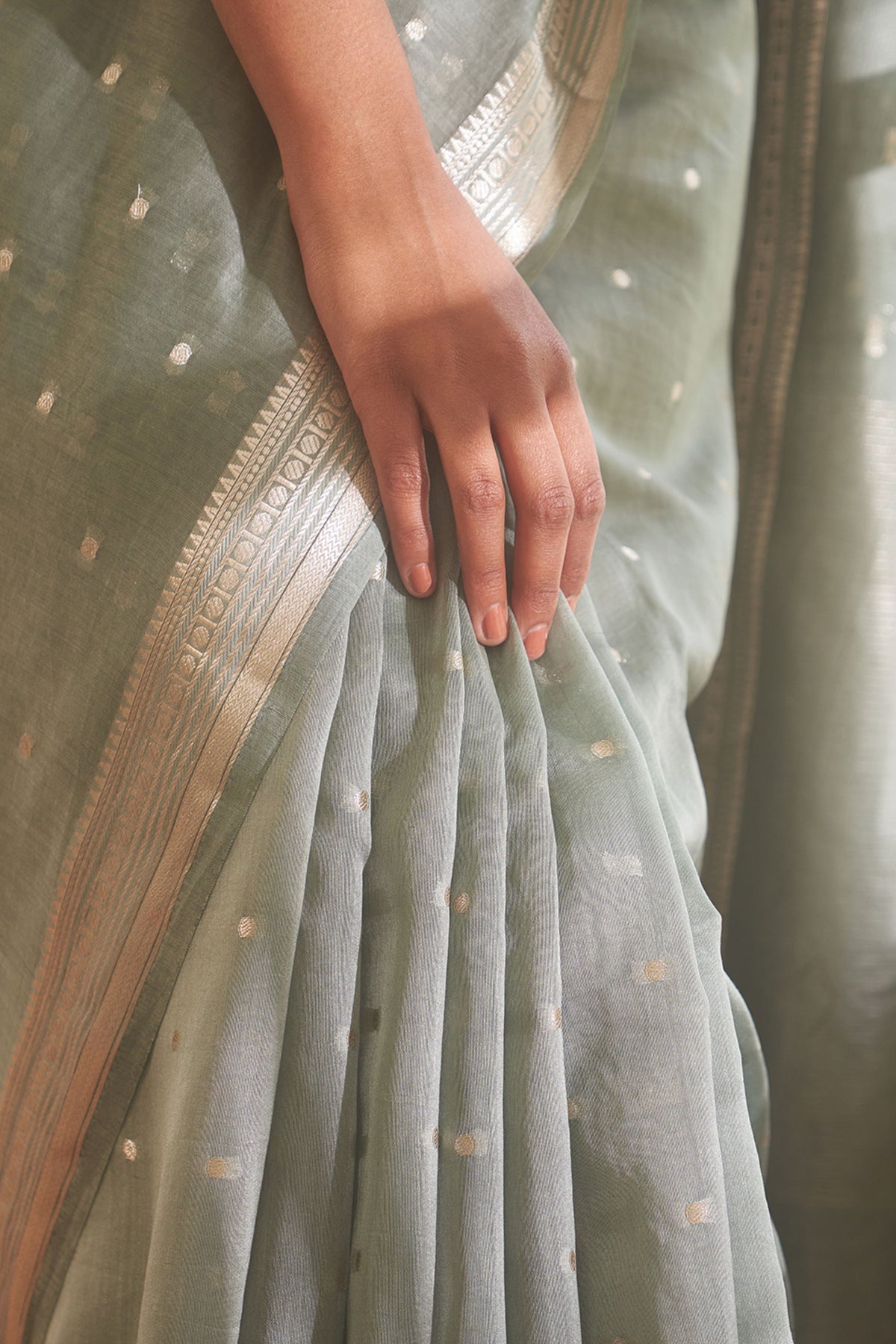 Latika Grey Saree