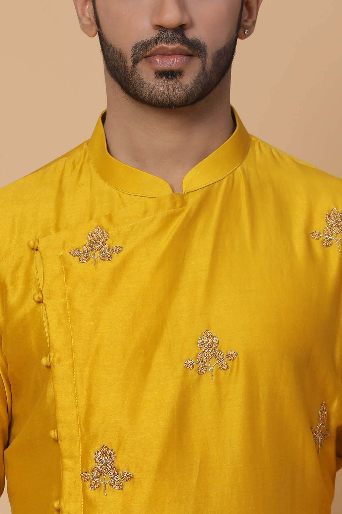 Mustard kurta set