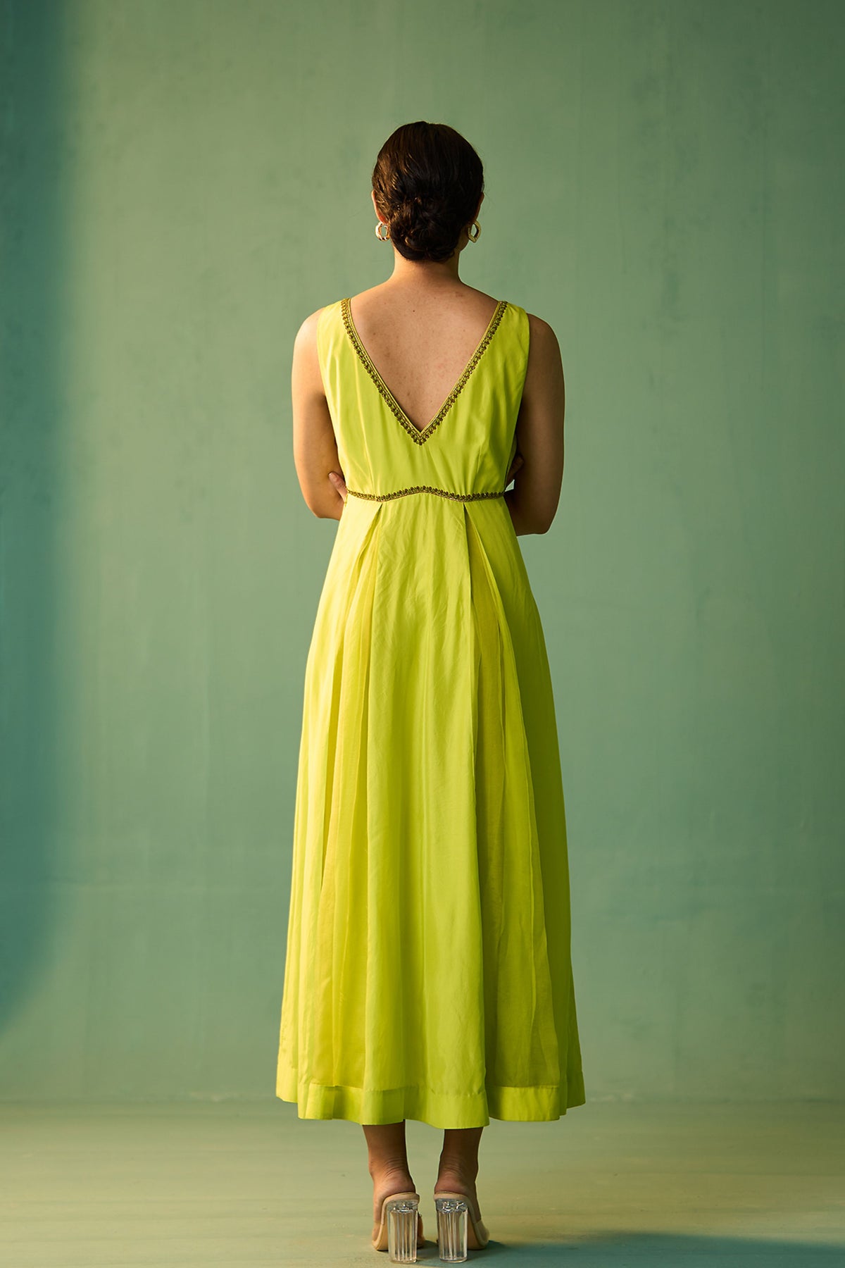 Lime Green Erina Dress