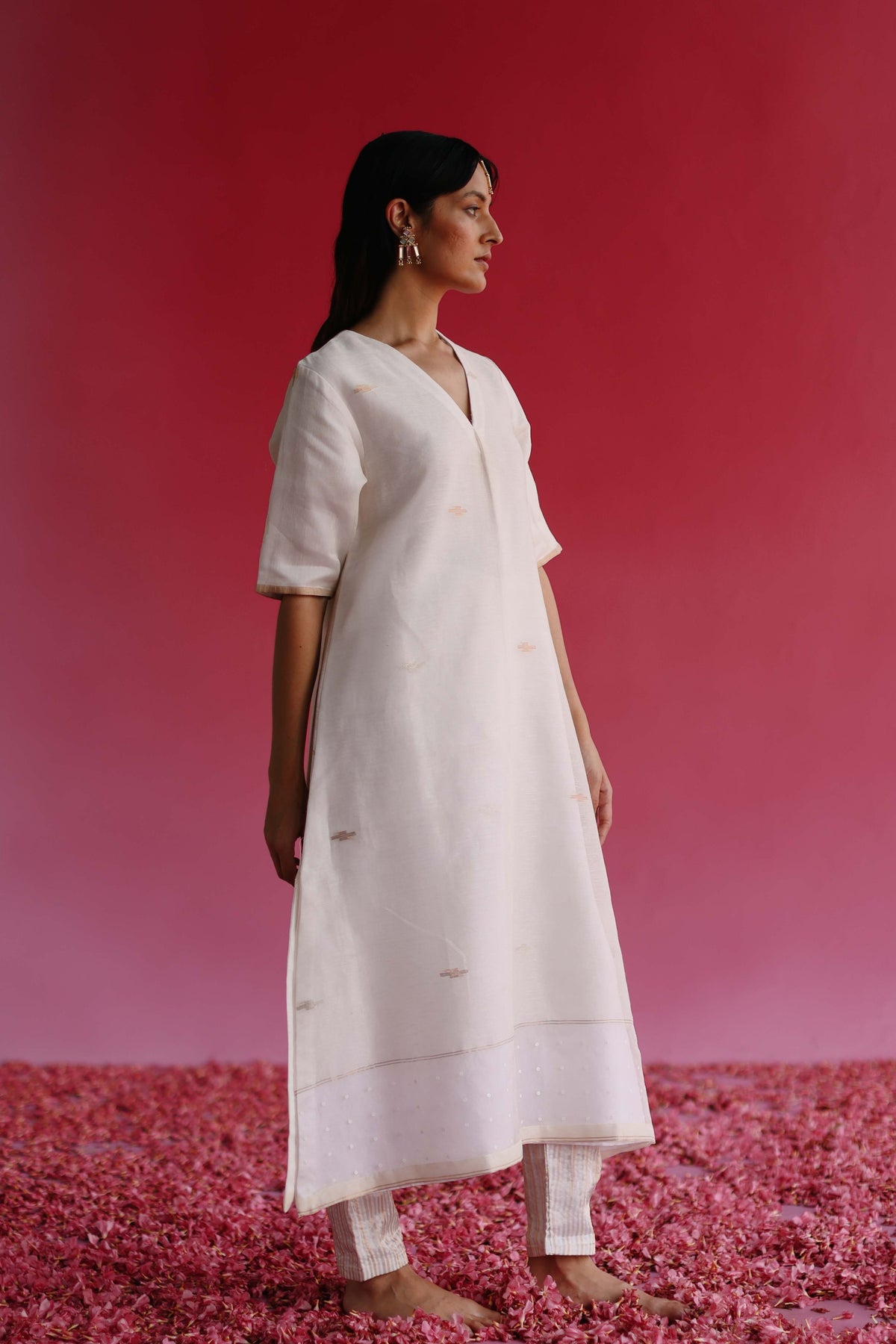 Mogra Off White Kurta