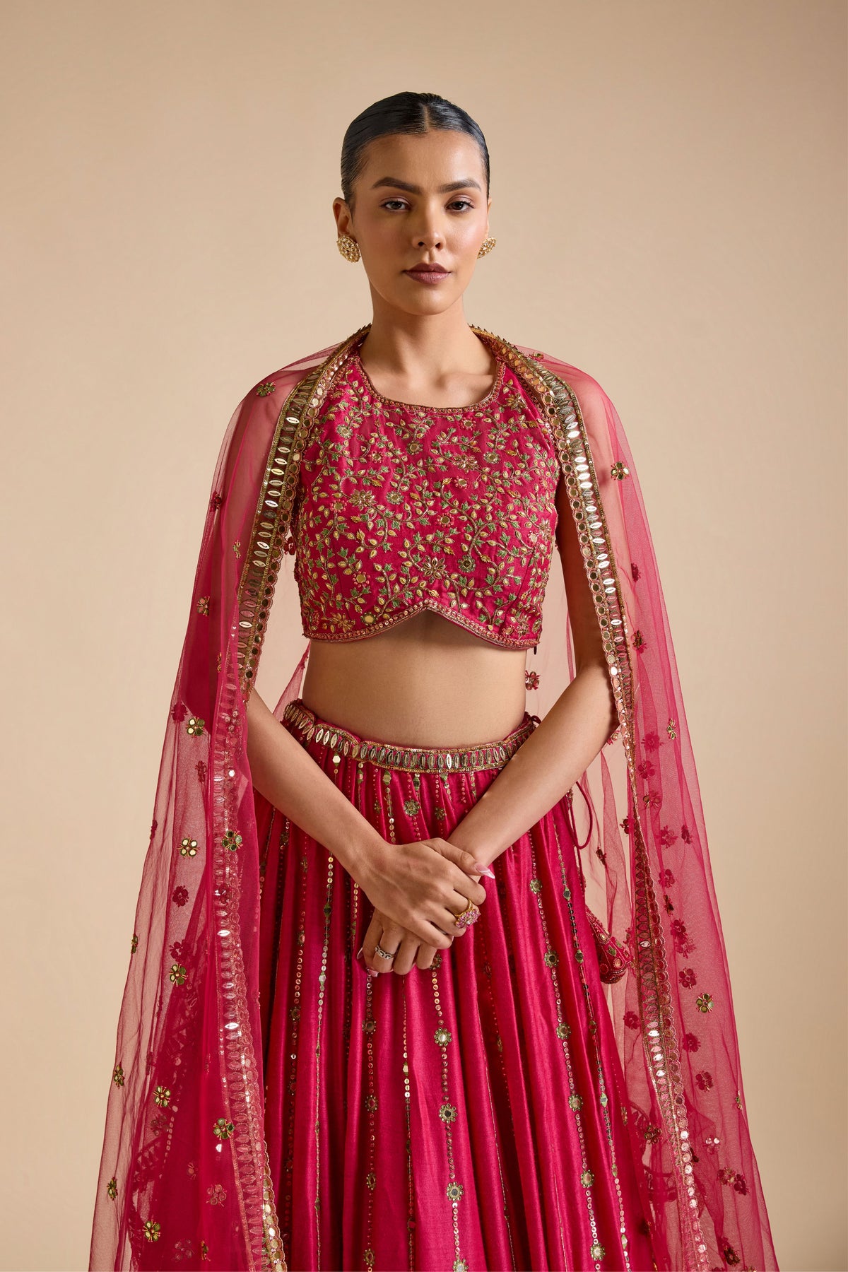 Rani Pink Lehenga Set