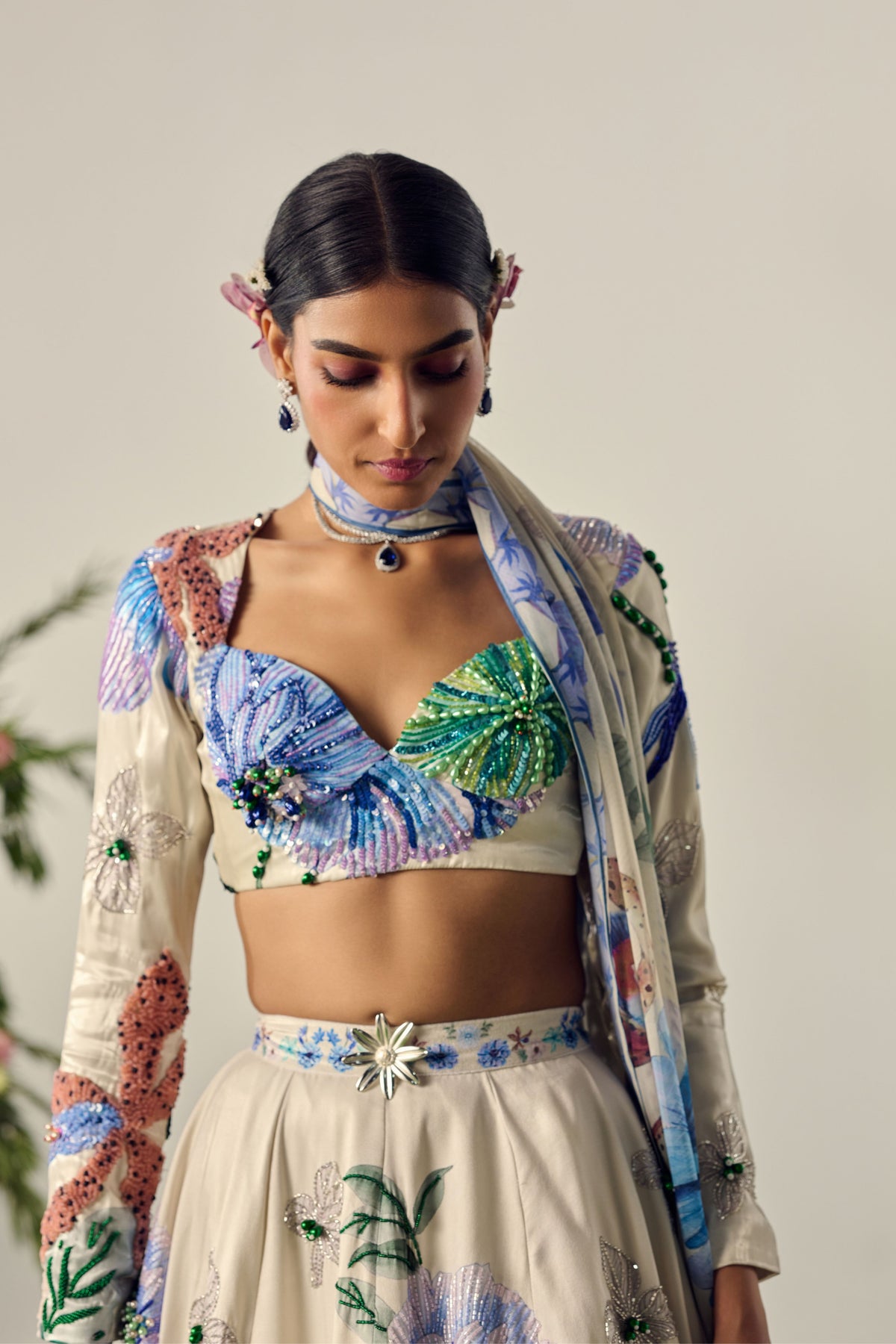 A Blooming Summer Vibe Lehenga