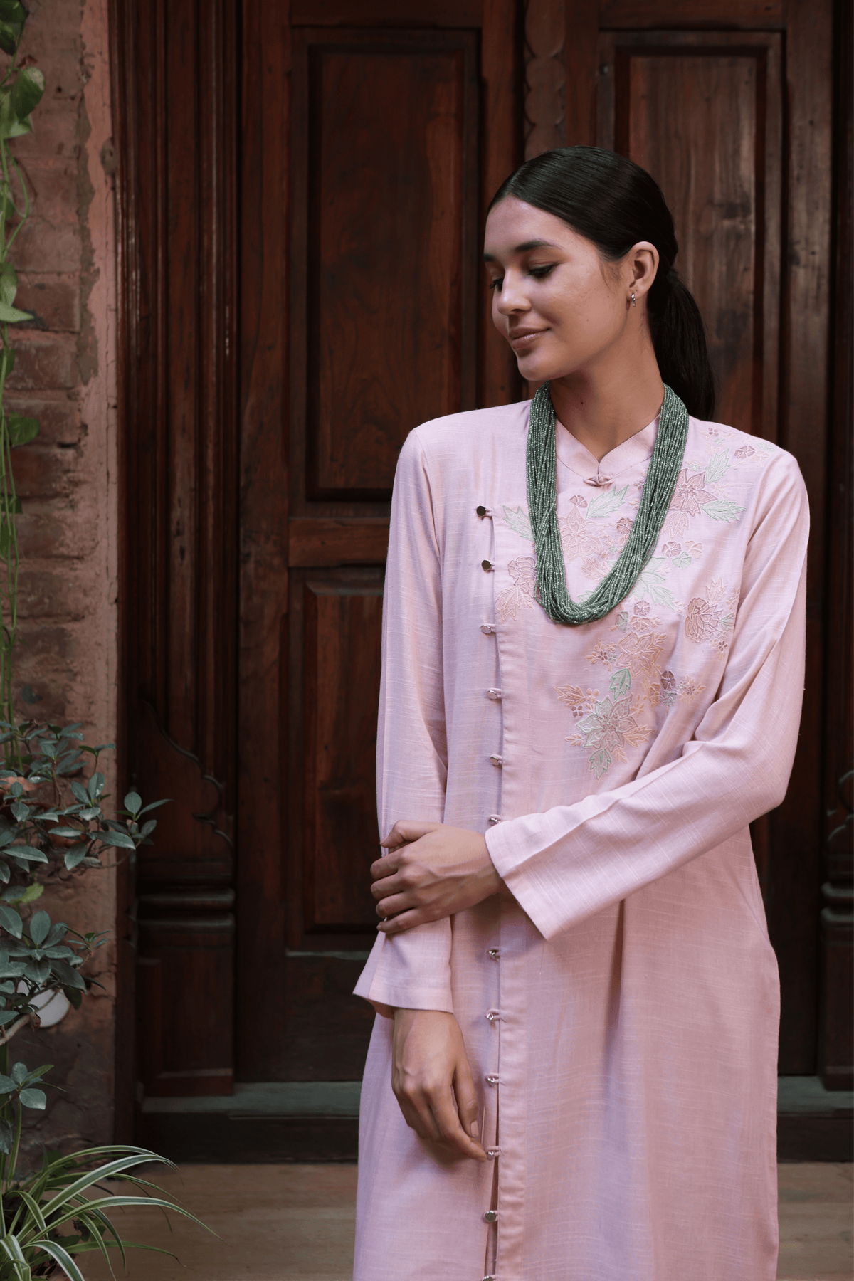 Baby Pink Kurta And Pant