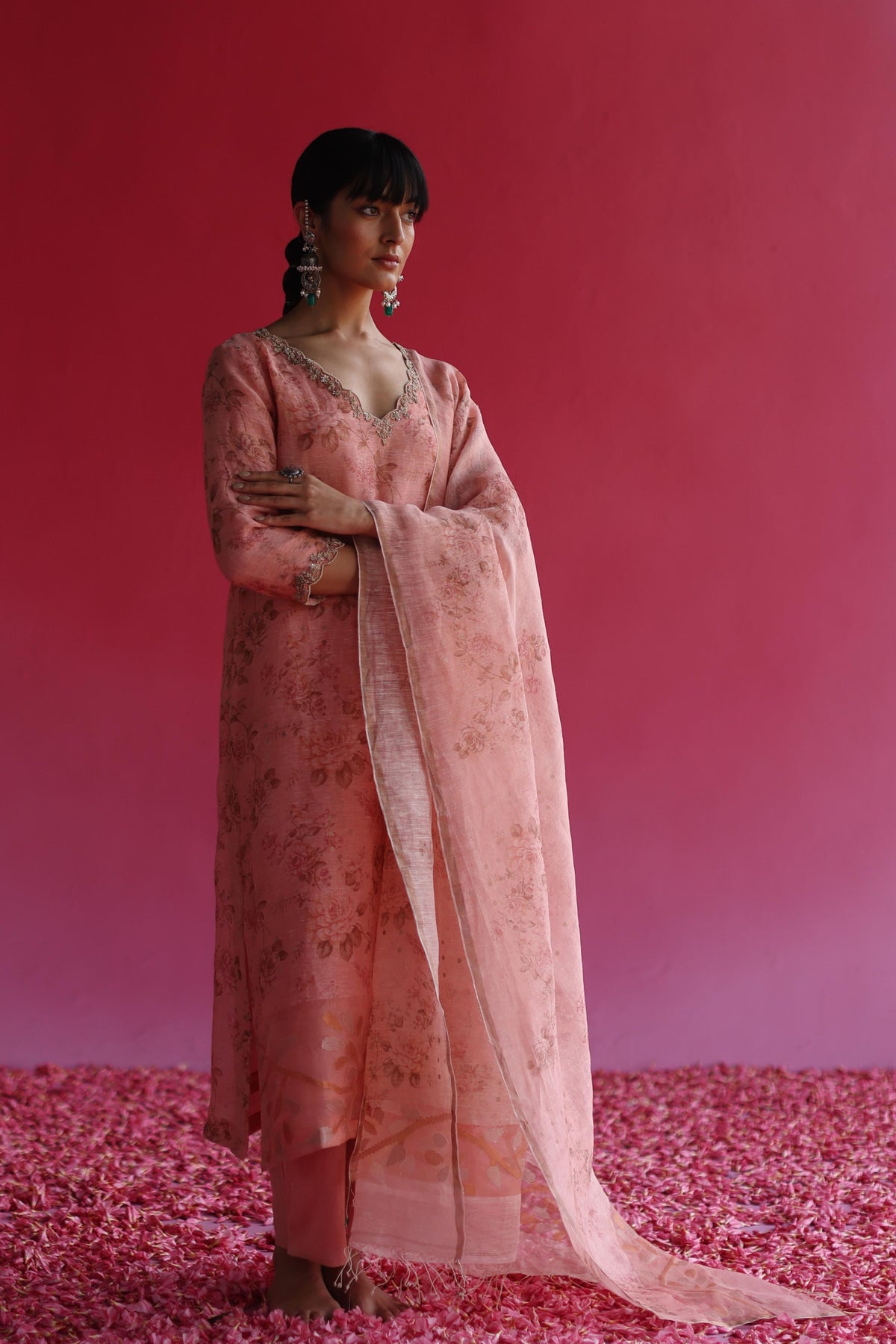 Swaroop Pink Dupatta