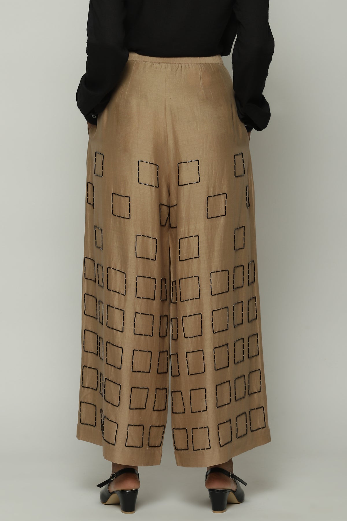 Geometric Square Palazzo Pant