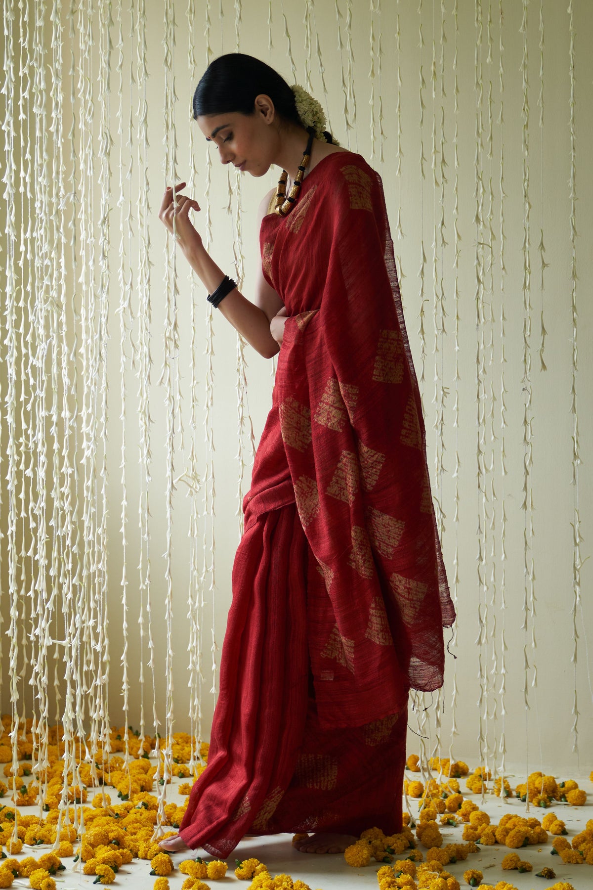 Gohar Red Saree