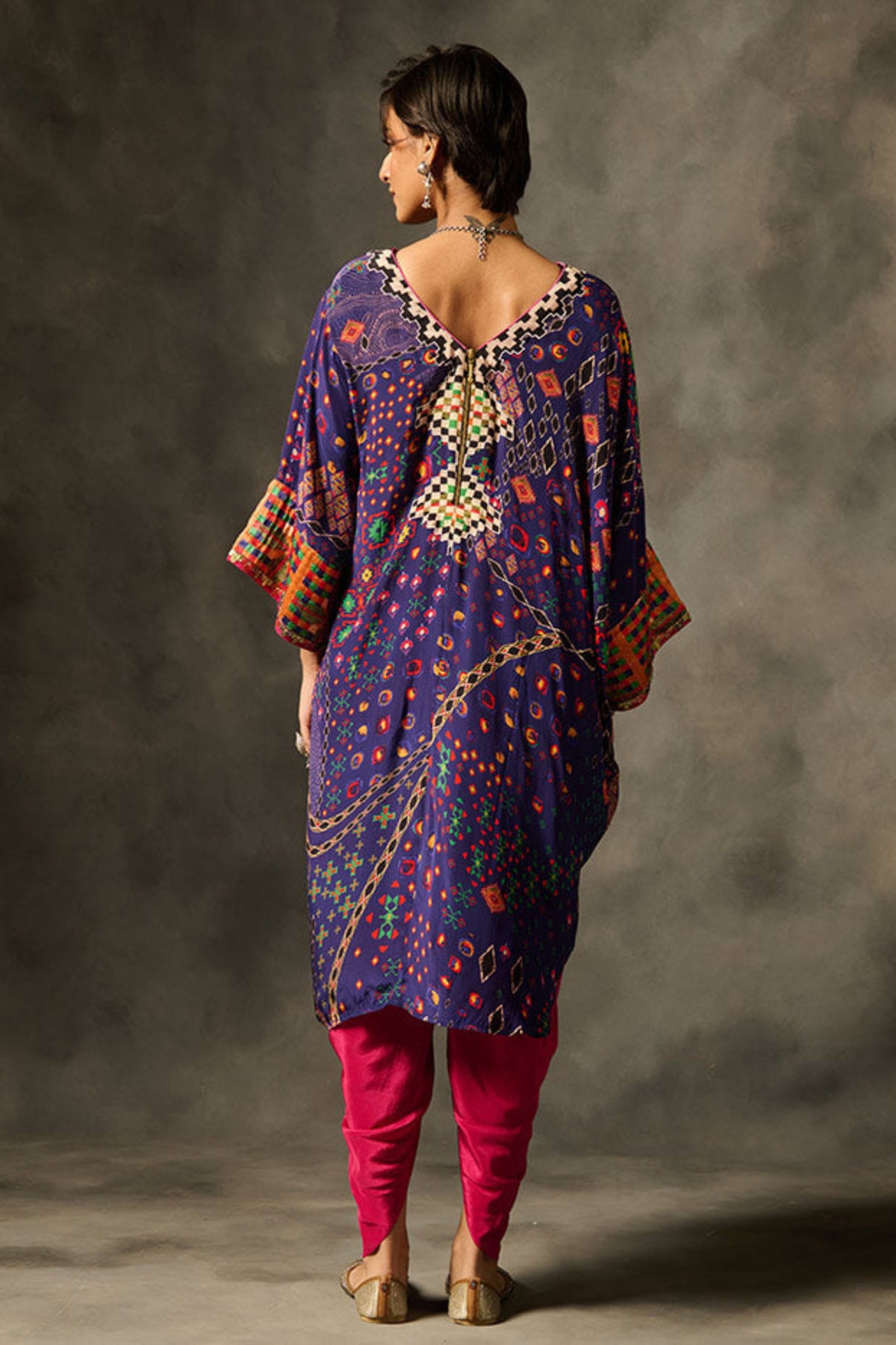 Purple Rumi Kaftan Set