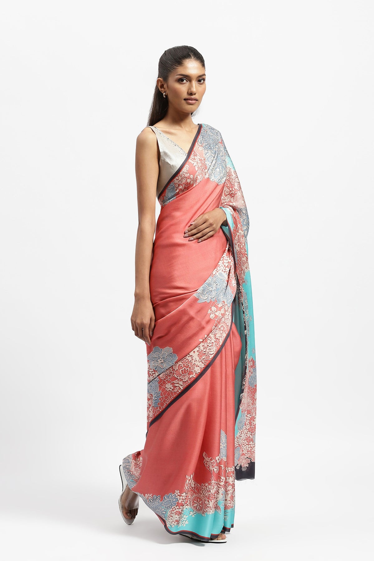 Miss Congeniality Printed Saree